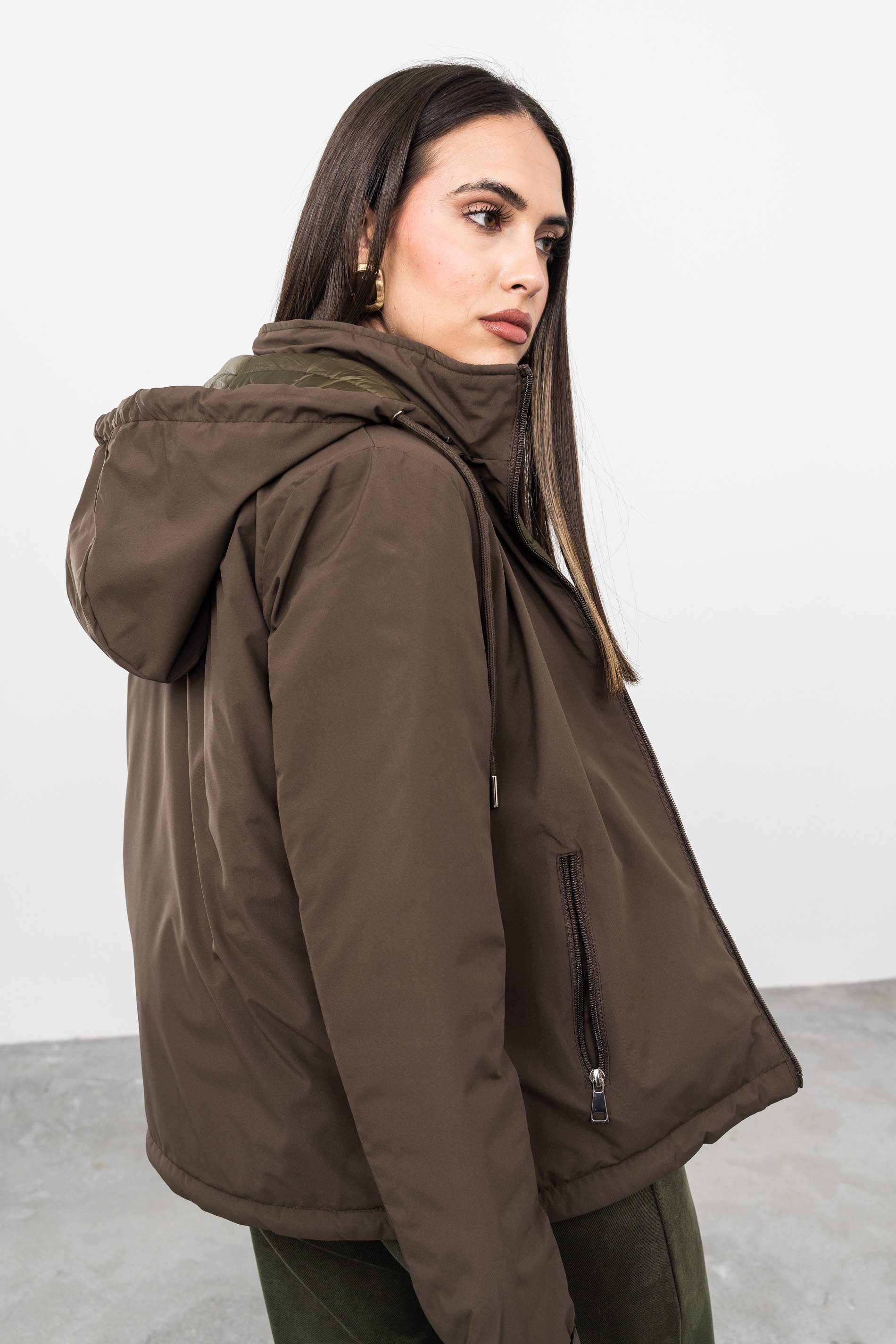 PARKA REVERSIBLE BICOLOR