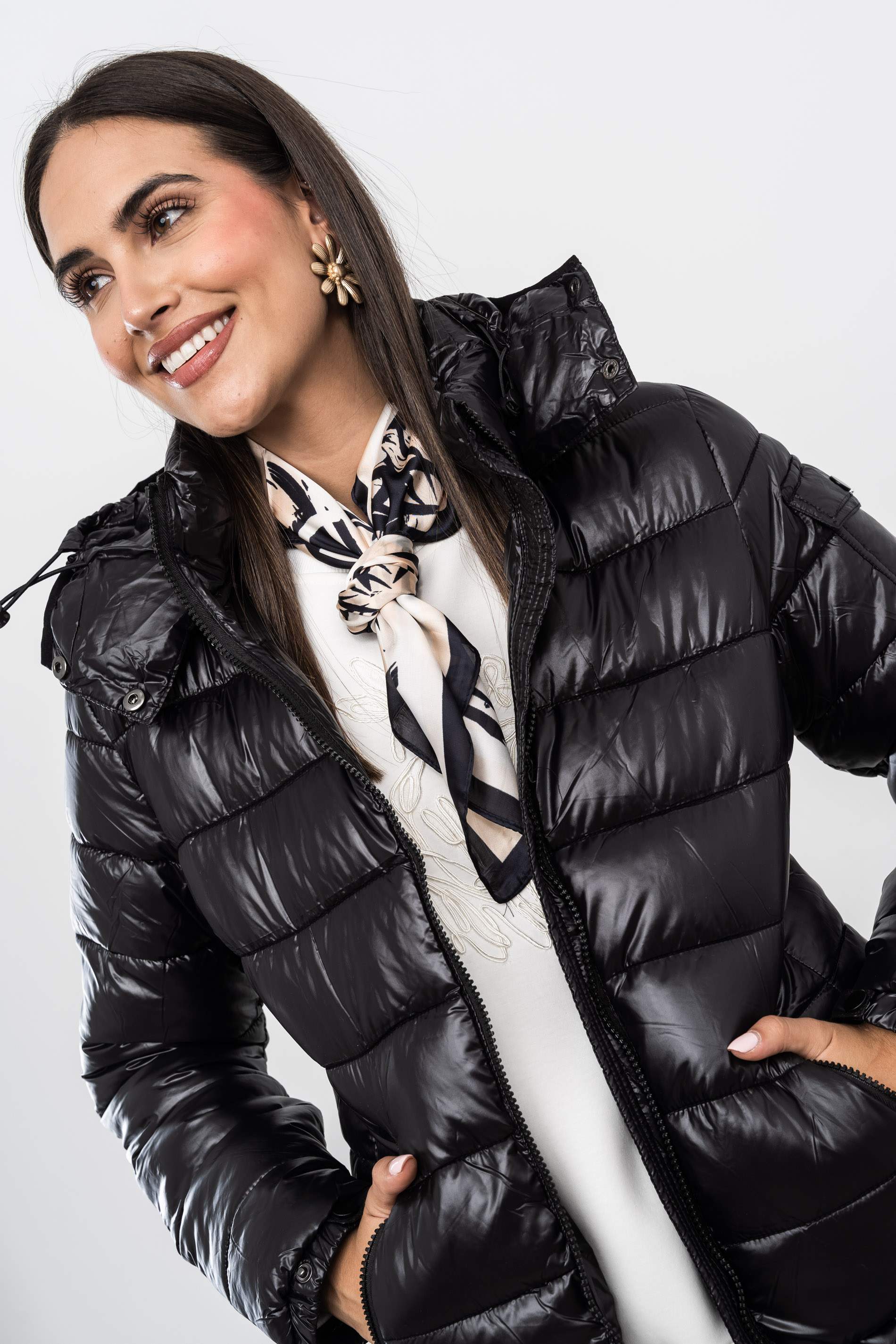 PARKA ACOLCHADA SATINADA