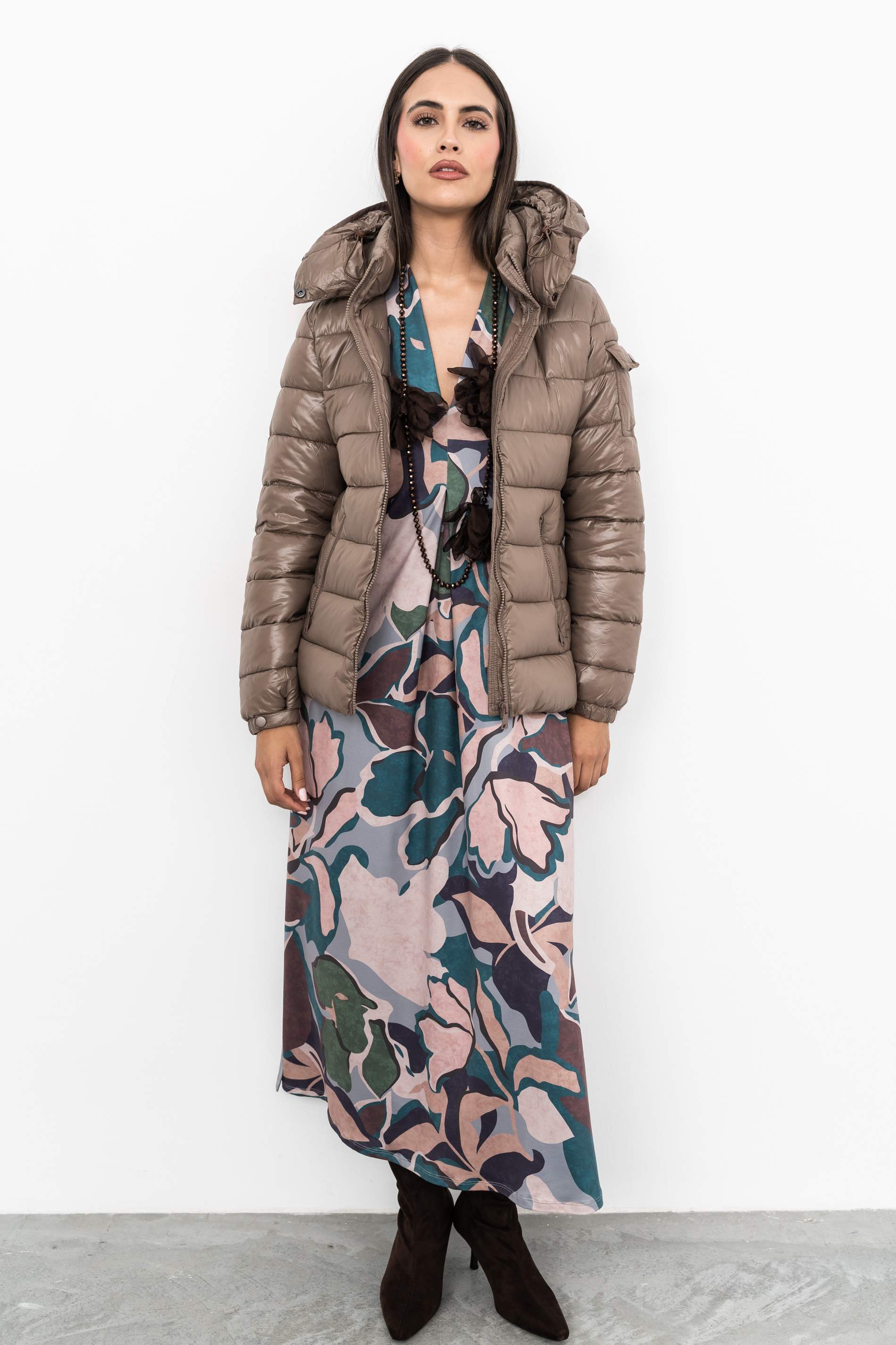 PARKA ACOLCHADA SATINADA