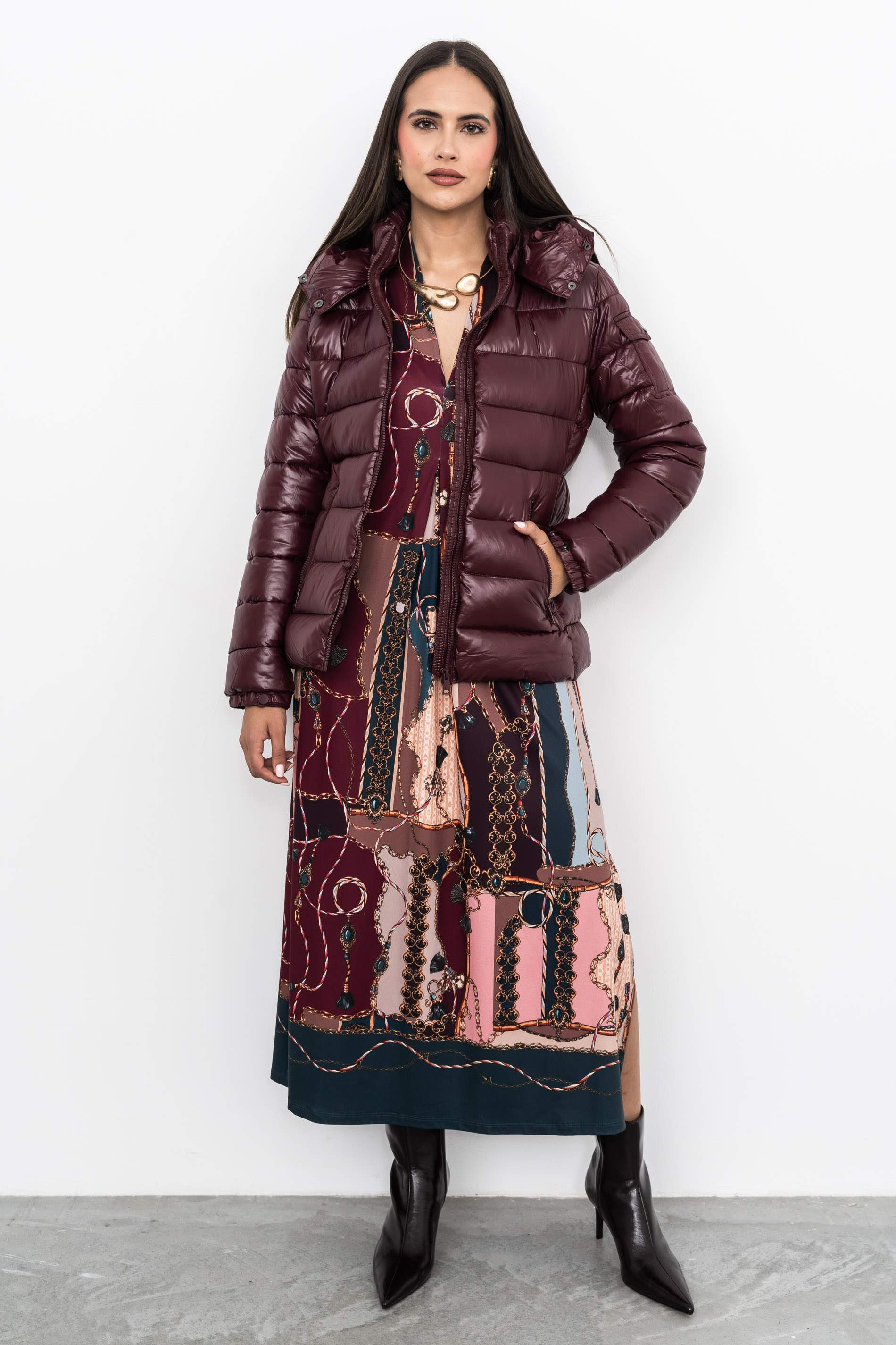 PARKA ACOLCHADA SATINADA