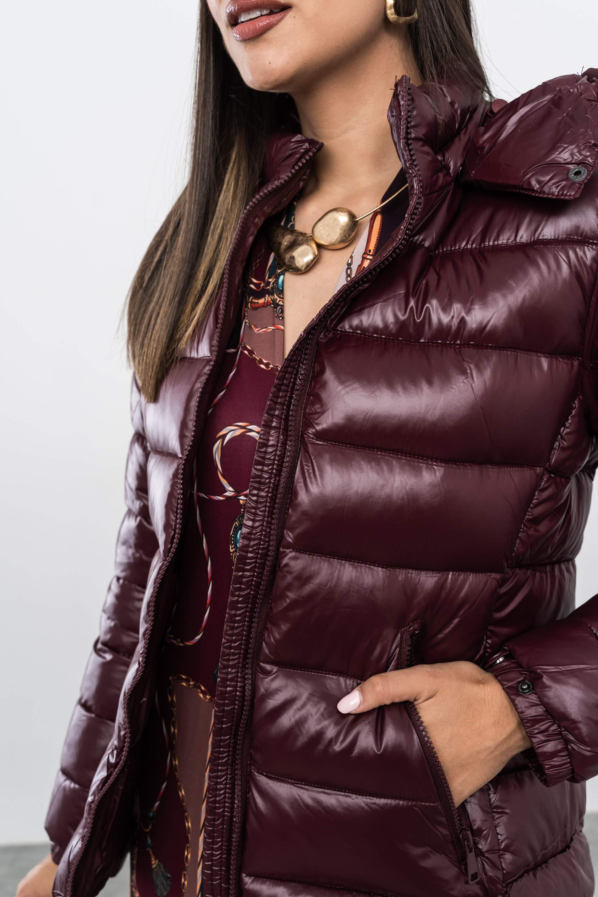 PARKA ACOLCHADA SATINADA