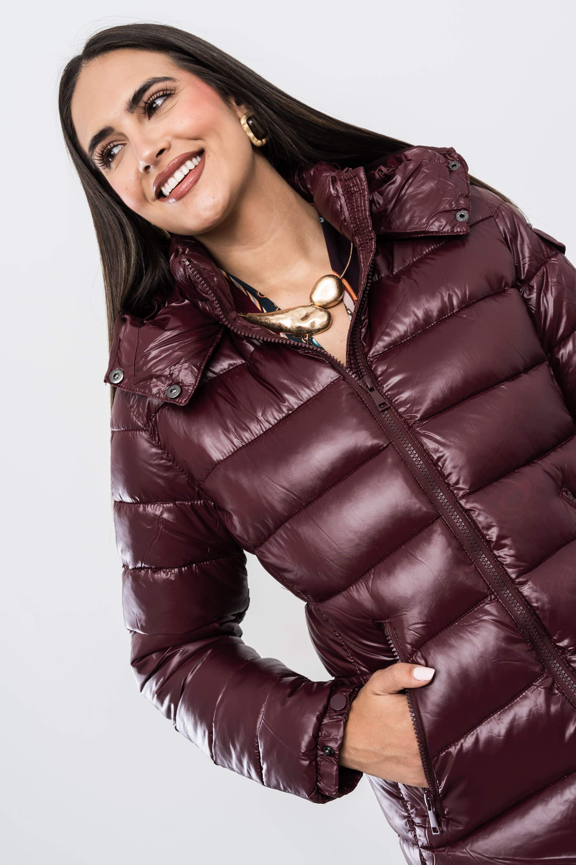 PARKA ACOLCHADA SATINADA