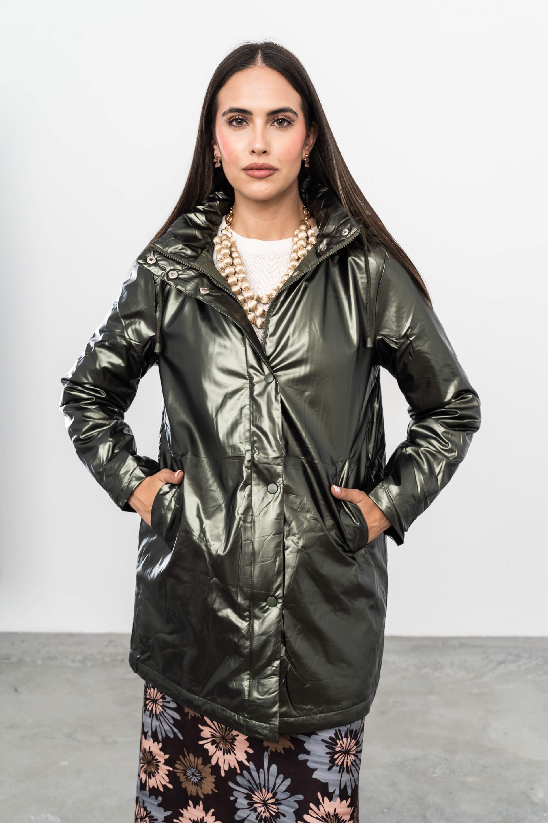 PARKA ACOLCHADA METALIZADA