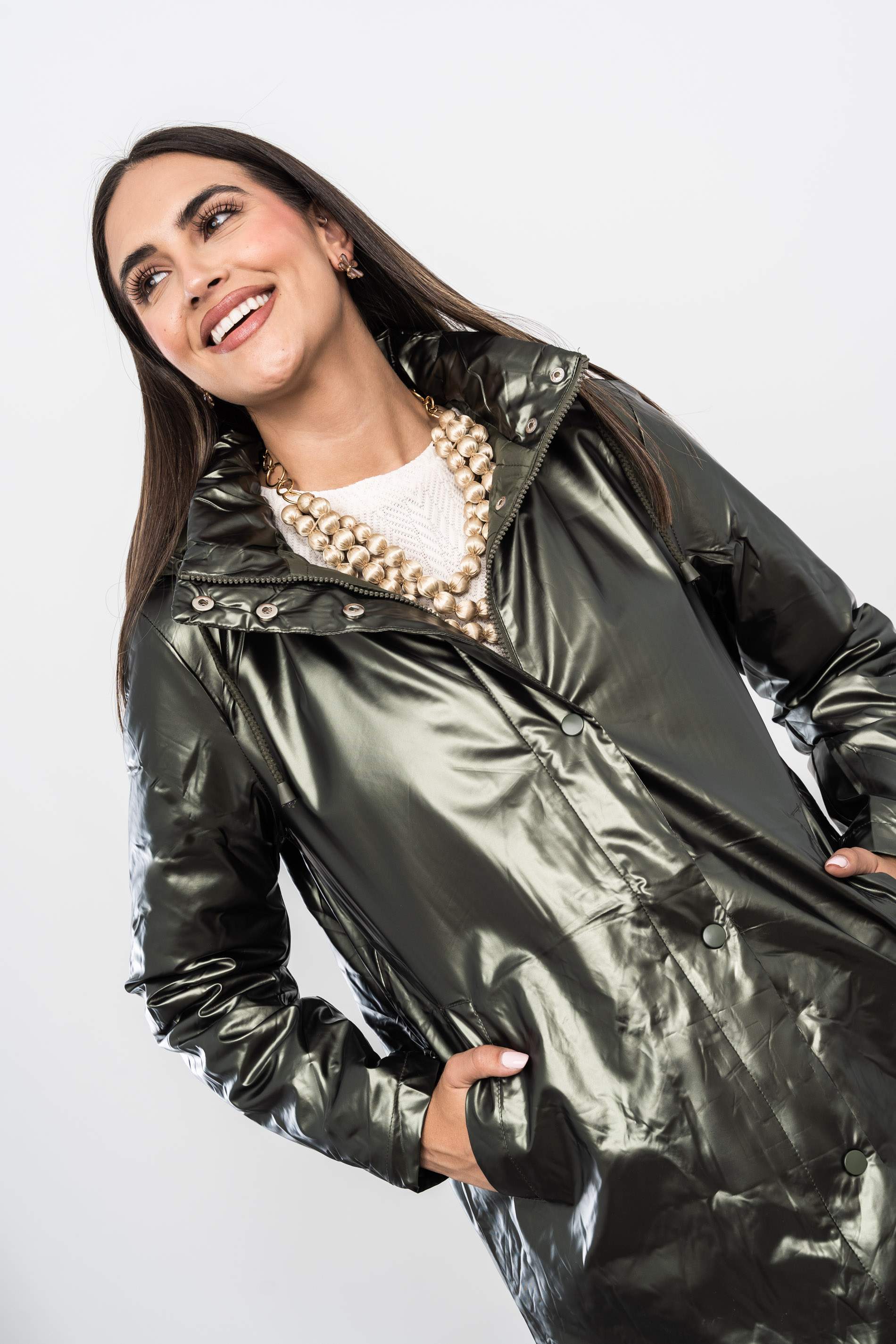 PARKA ACOLCHADA METALIZADA
