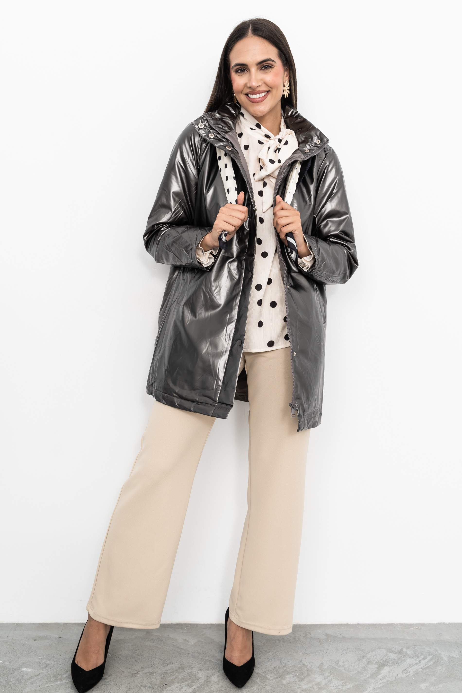 PARKA ACOLCHADA METALIZADA