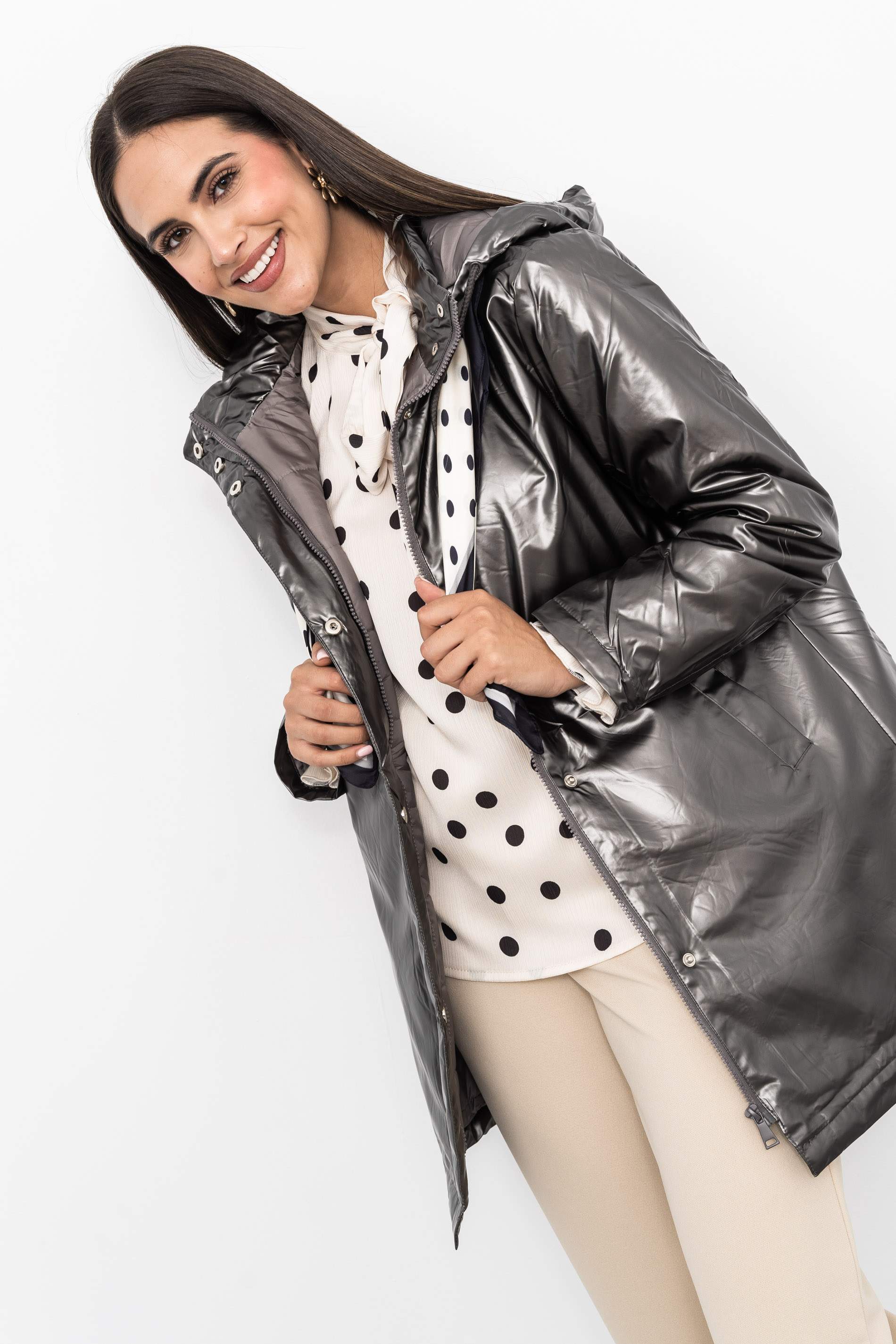 PARKA ACOLCHADA METALIZADA