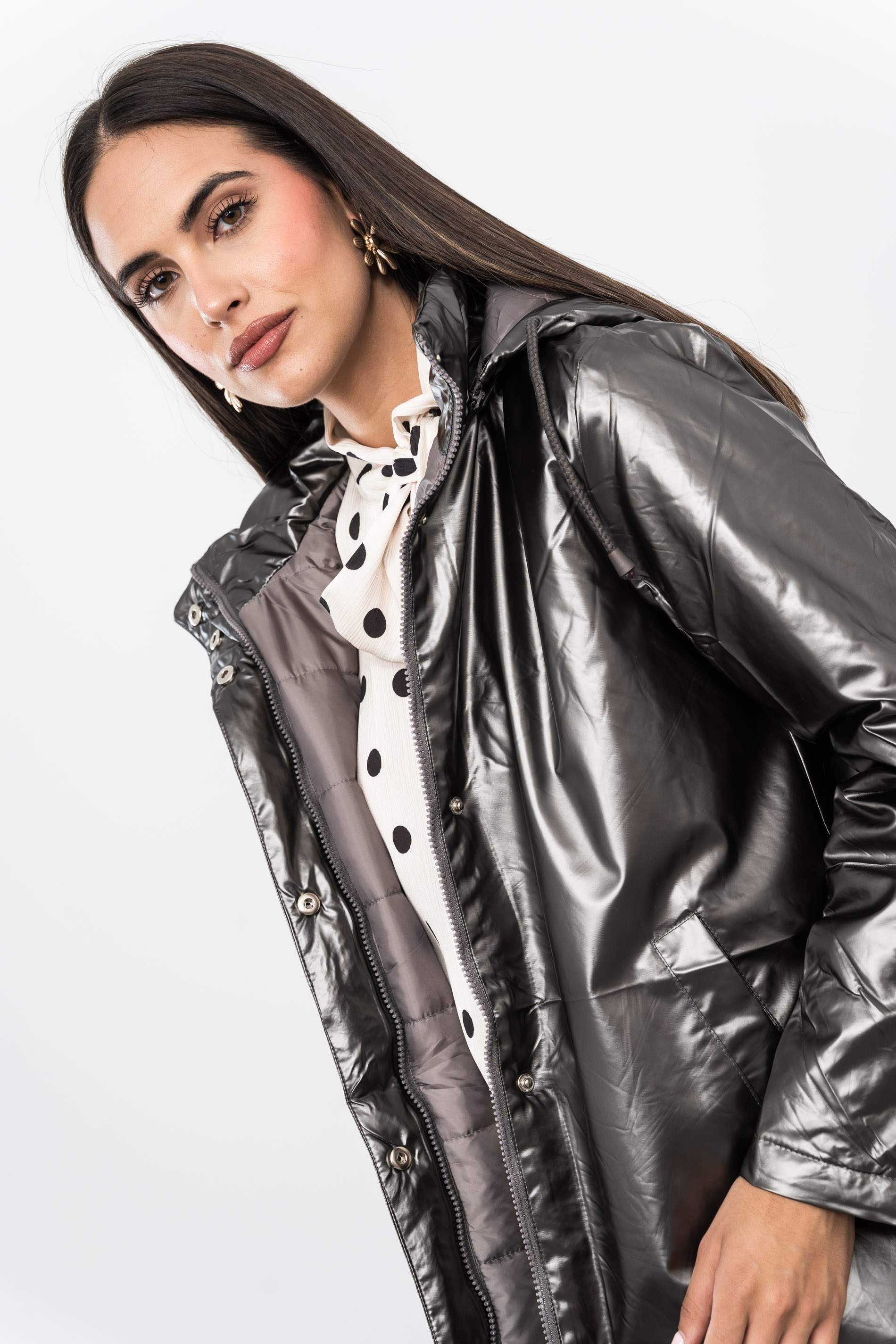 PARKA ACOLCHADA METALIZADA