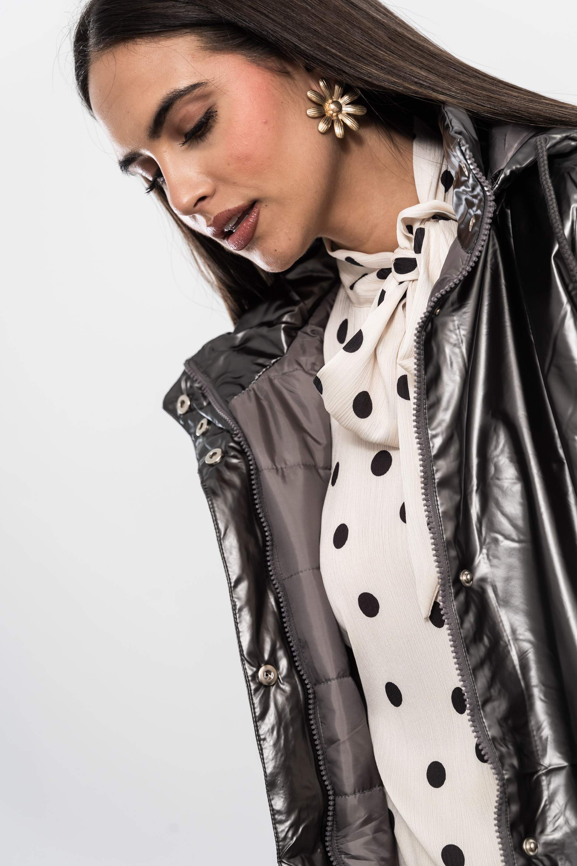 PARKA ACOLCHADA METALIZADA