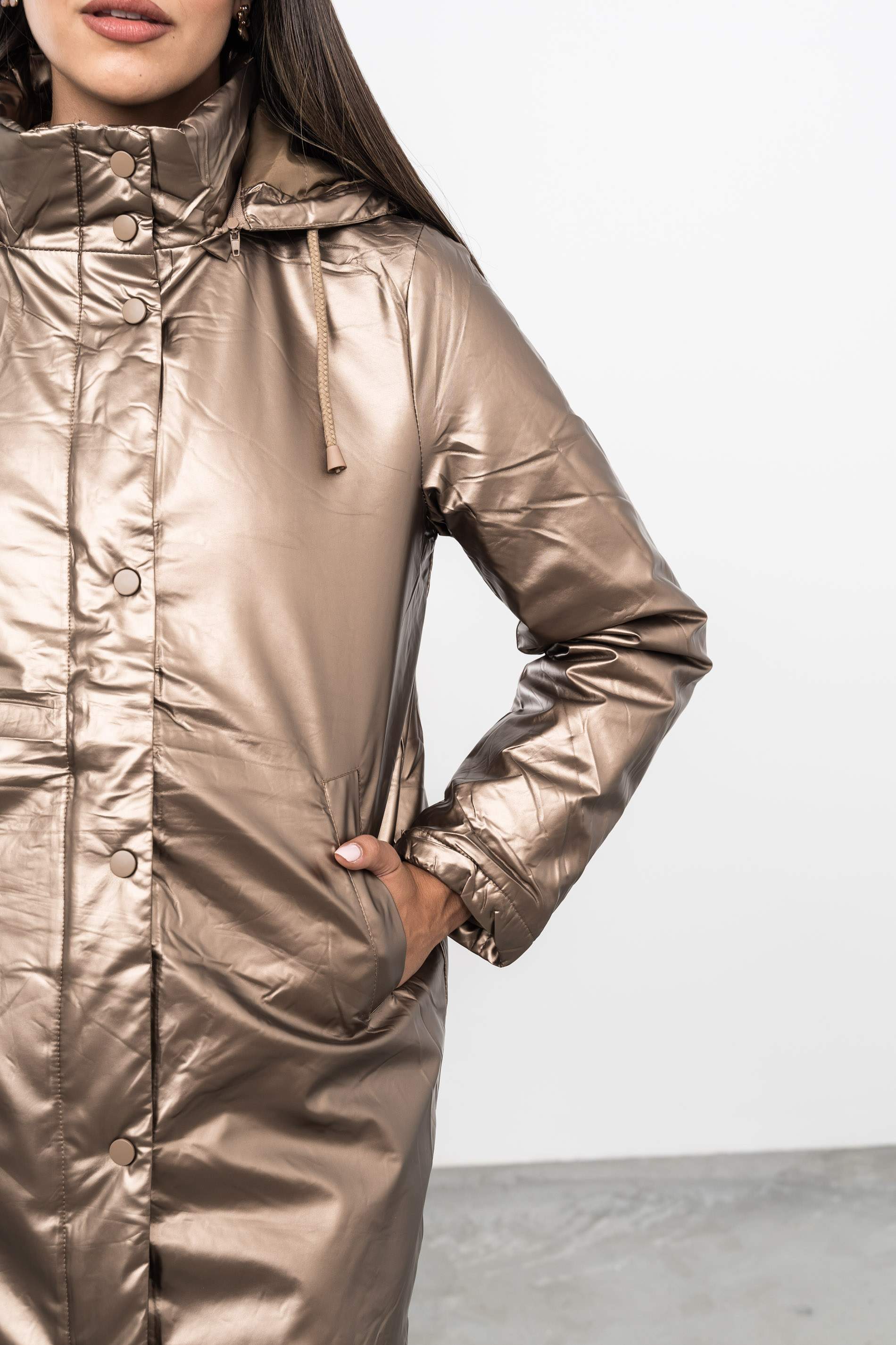 PARKA ACOLCHADA METALIZADA