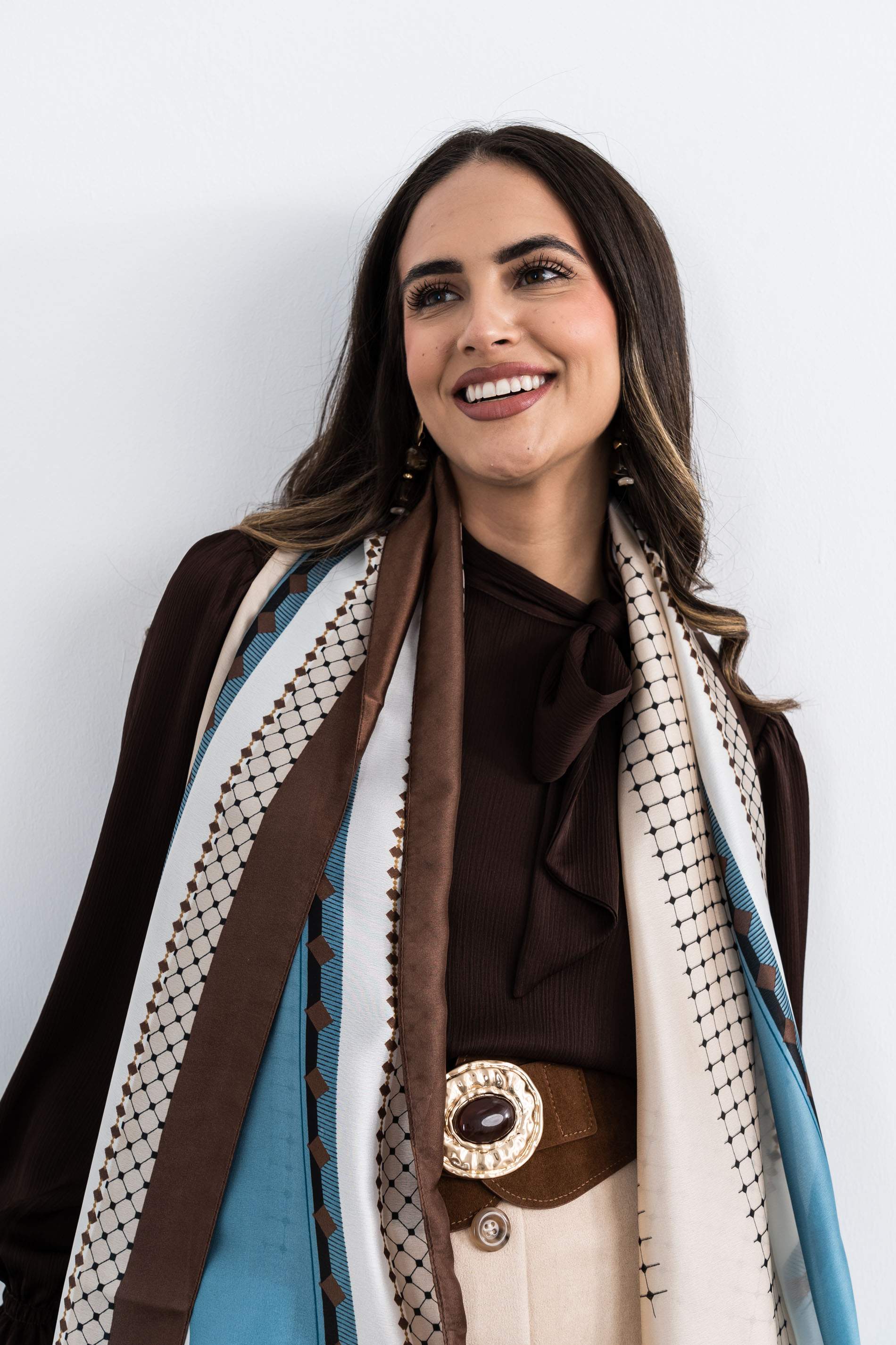 FOULARD EFECTO SEDA CENEFAS