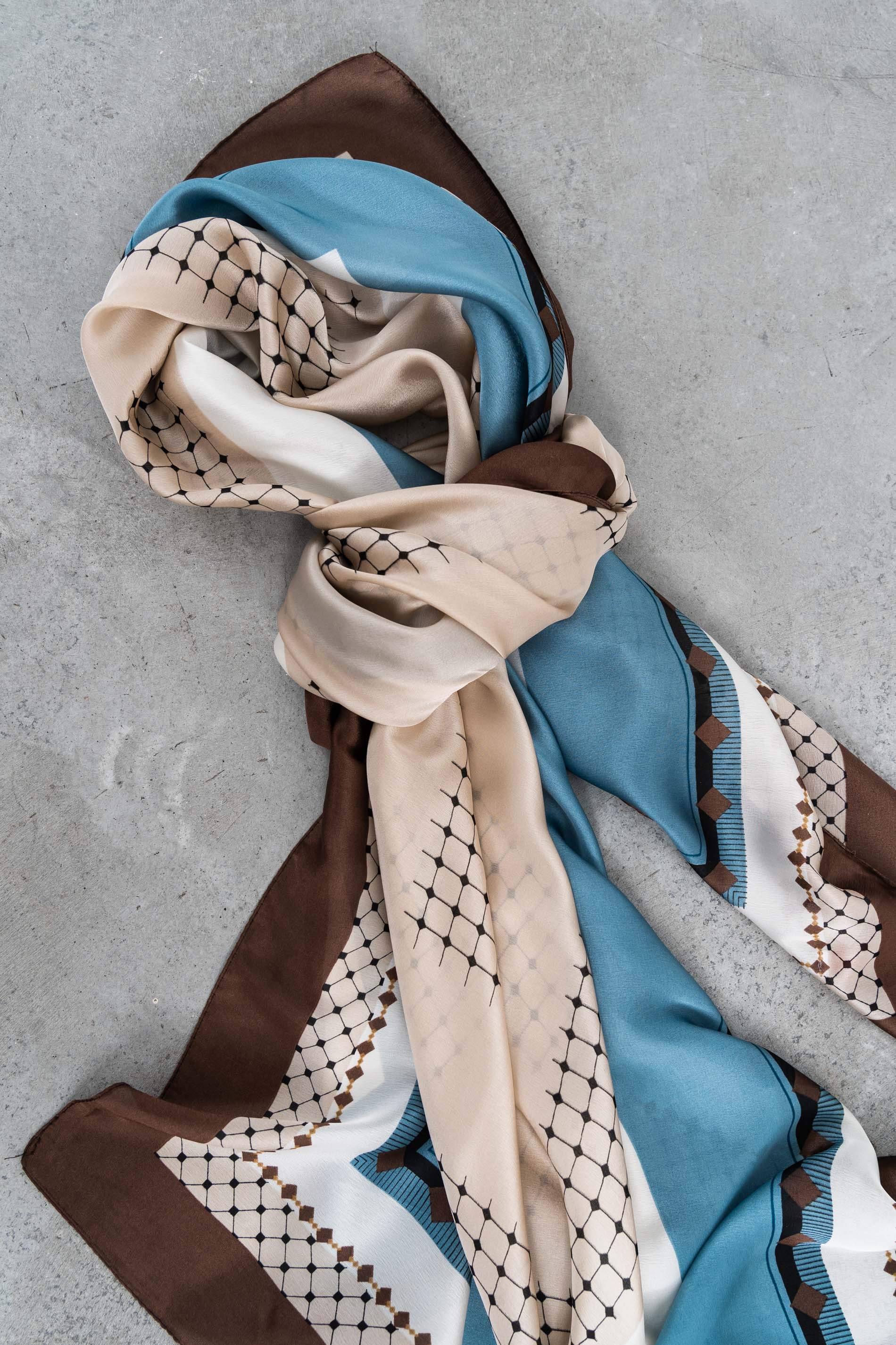 FOULARD EFECTO SEDA CENEFAS