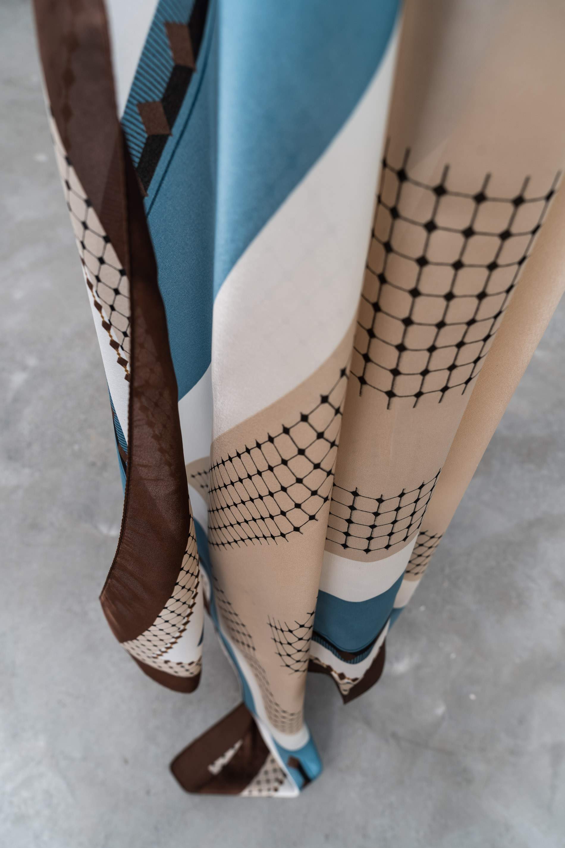 FOULARD EFECTO SEDA CENEFAS