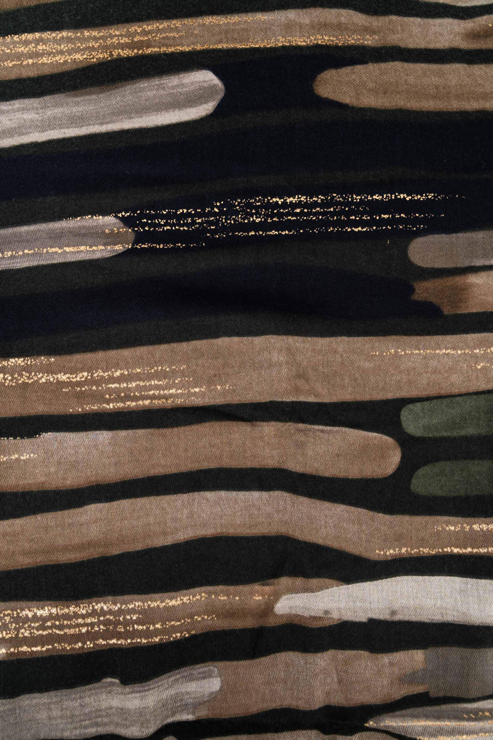 FOULARD TRAZOS ORO VERDE