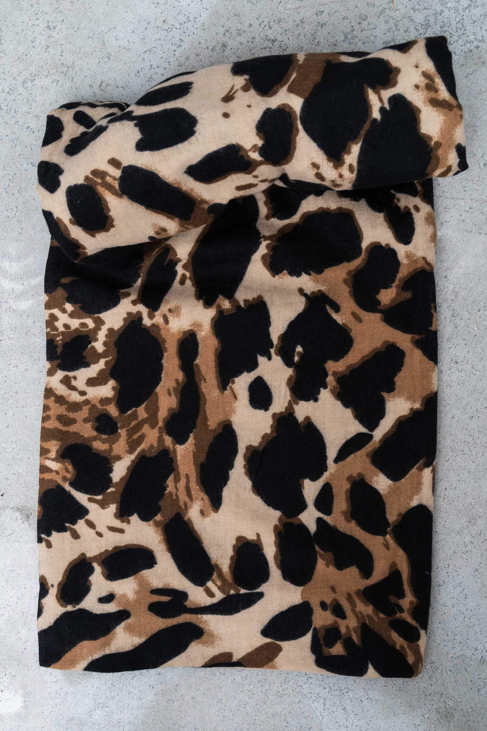 FOULARD MANCHAS COMBINADAS CAMEL