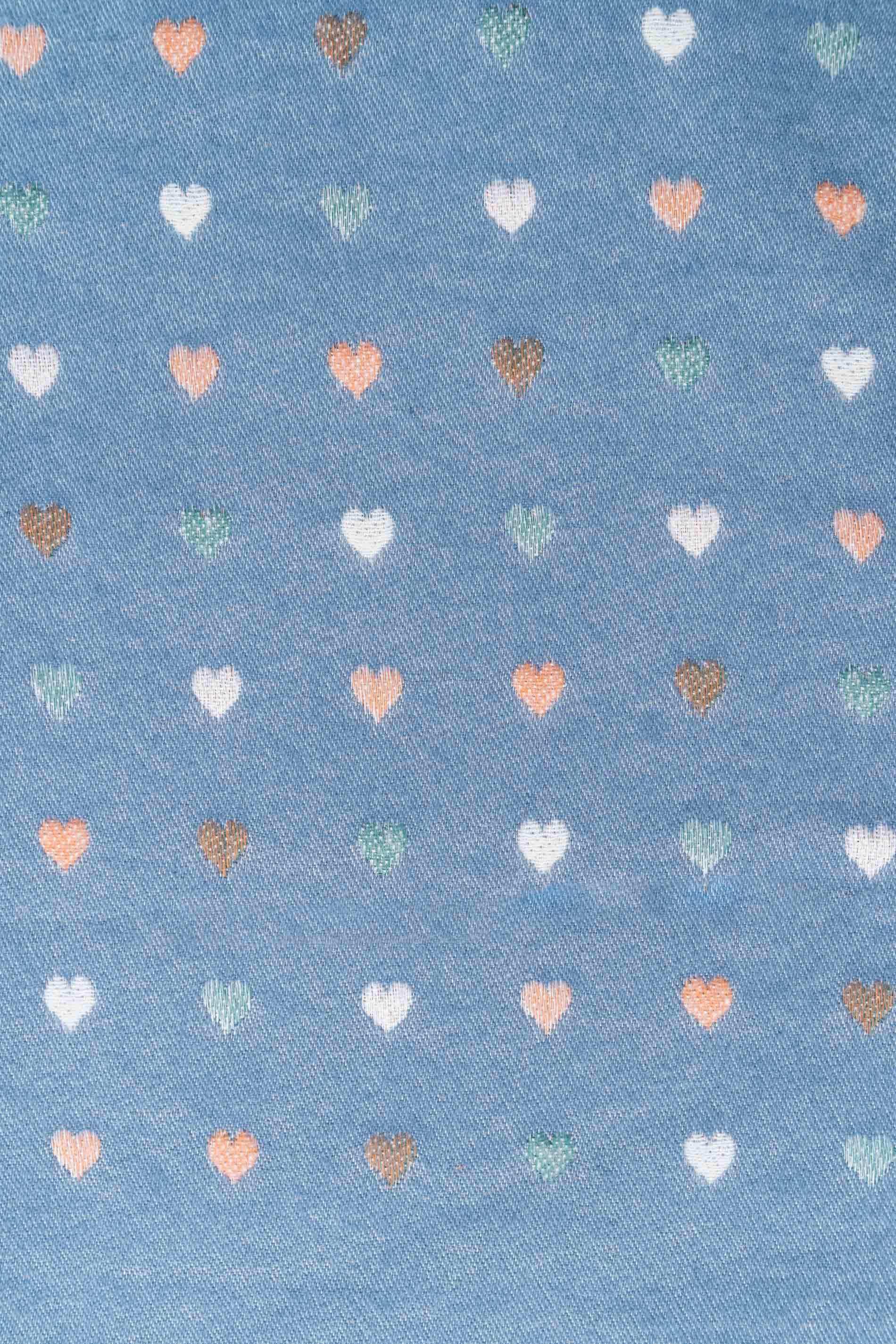 ESTOLA CORAZONES AZUL