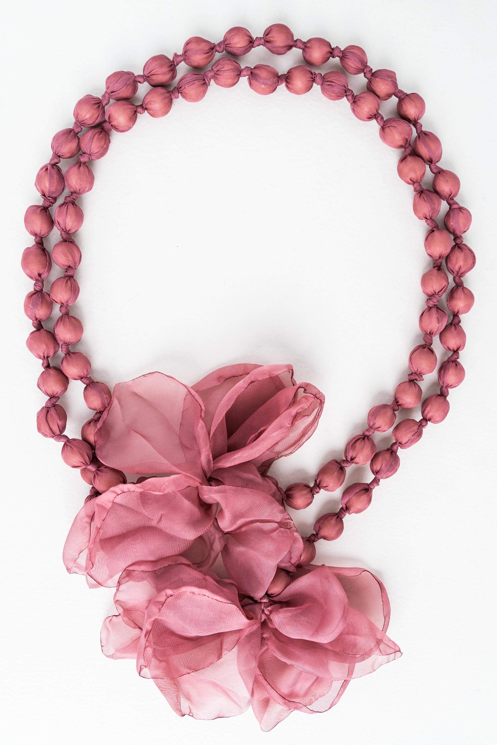 COLLAR FLOR TEJIDO