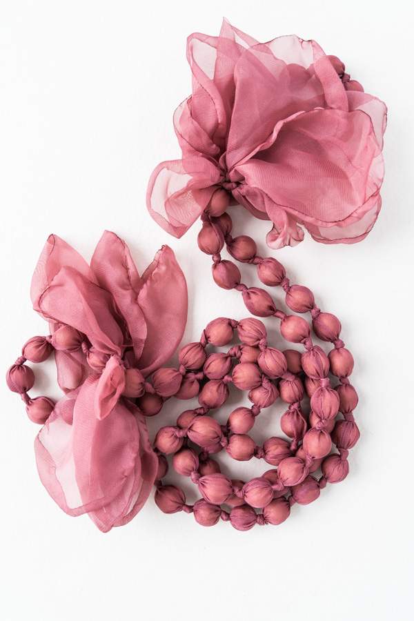 COLLAR FLOR TEJIDO