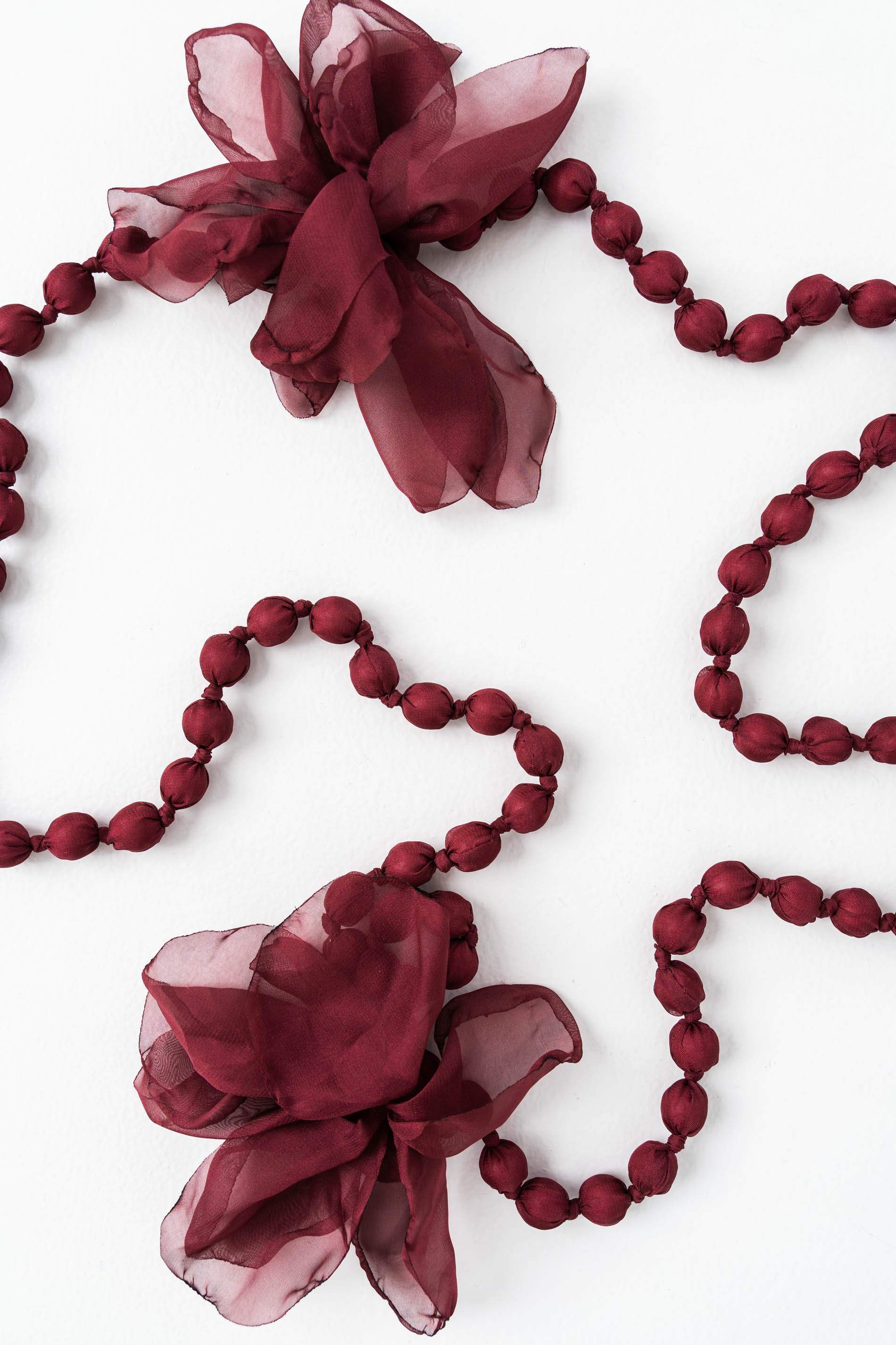 COLLAR FLOR TEJIDO