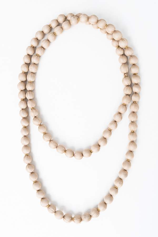COLLAR BOLITAS TEJIDO