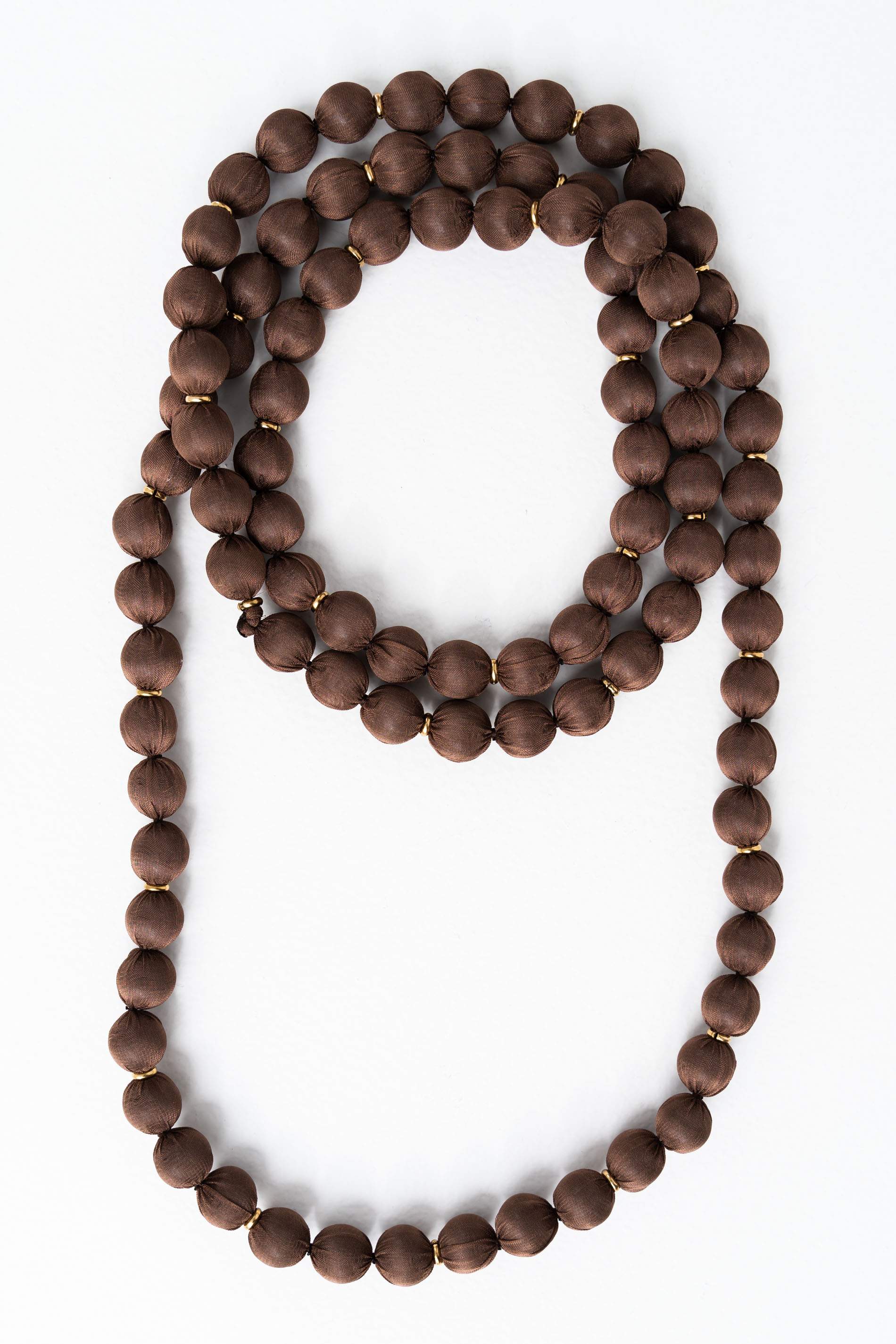 COLLAR BOLITAS TEJIDO
