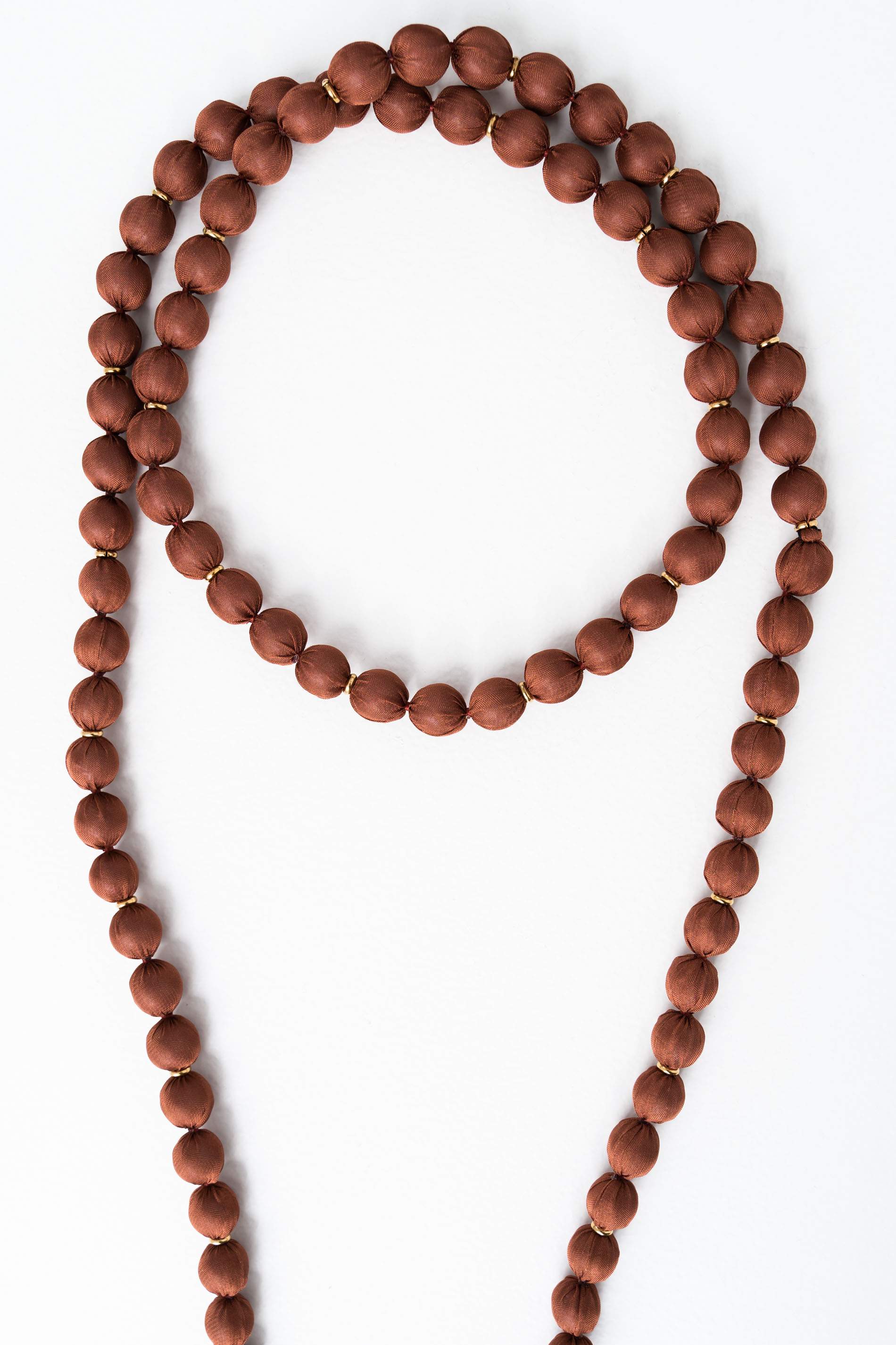COLLAR BOLITAS TEJIDO