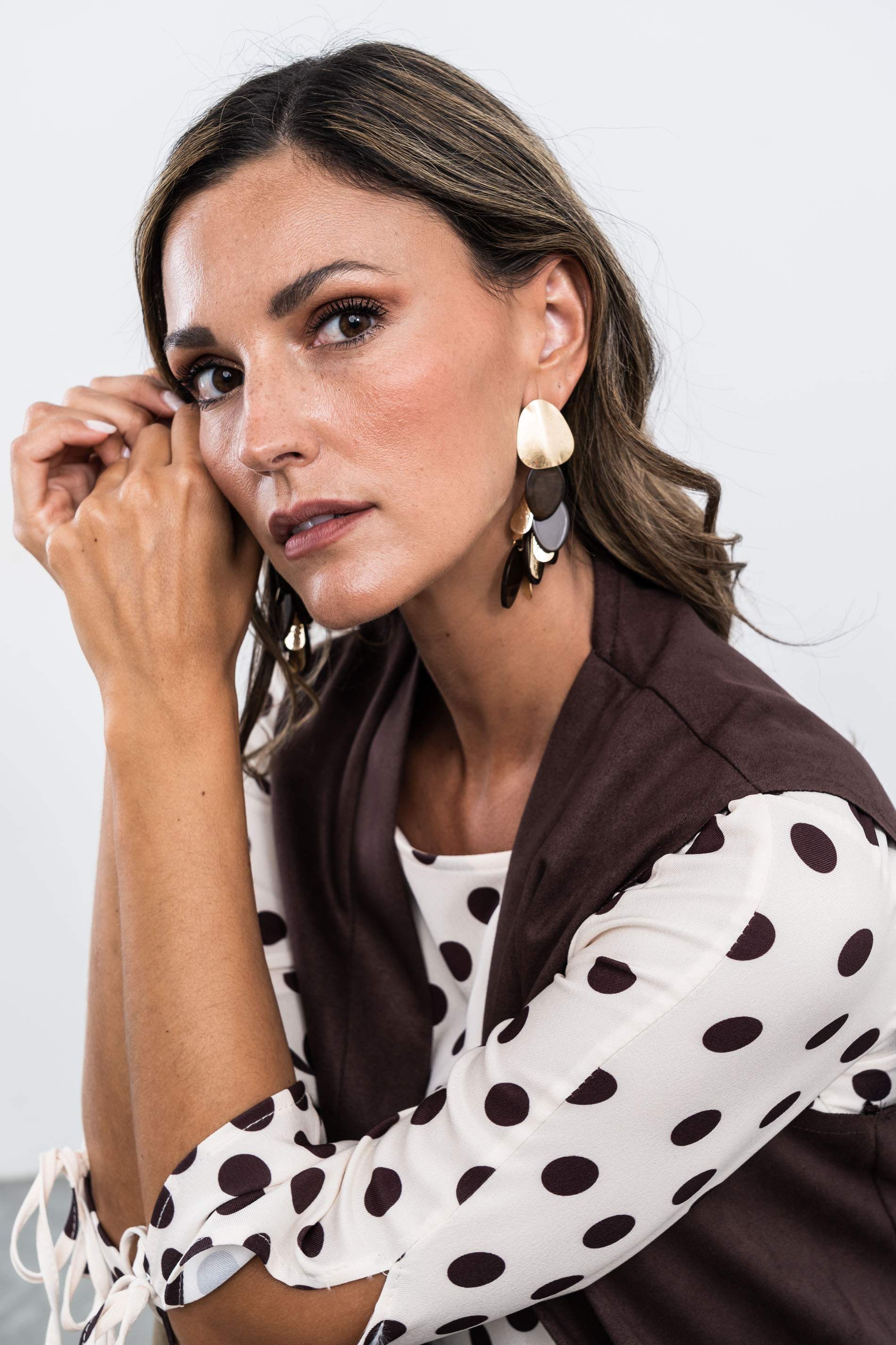 PENDIENTES HOJAS COLGANTES