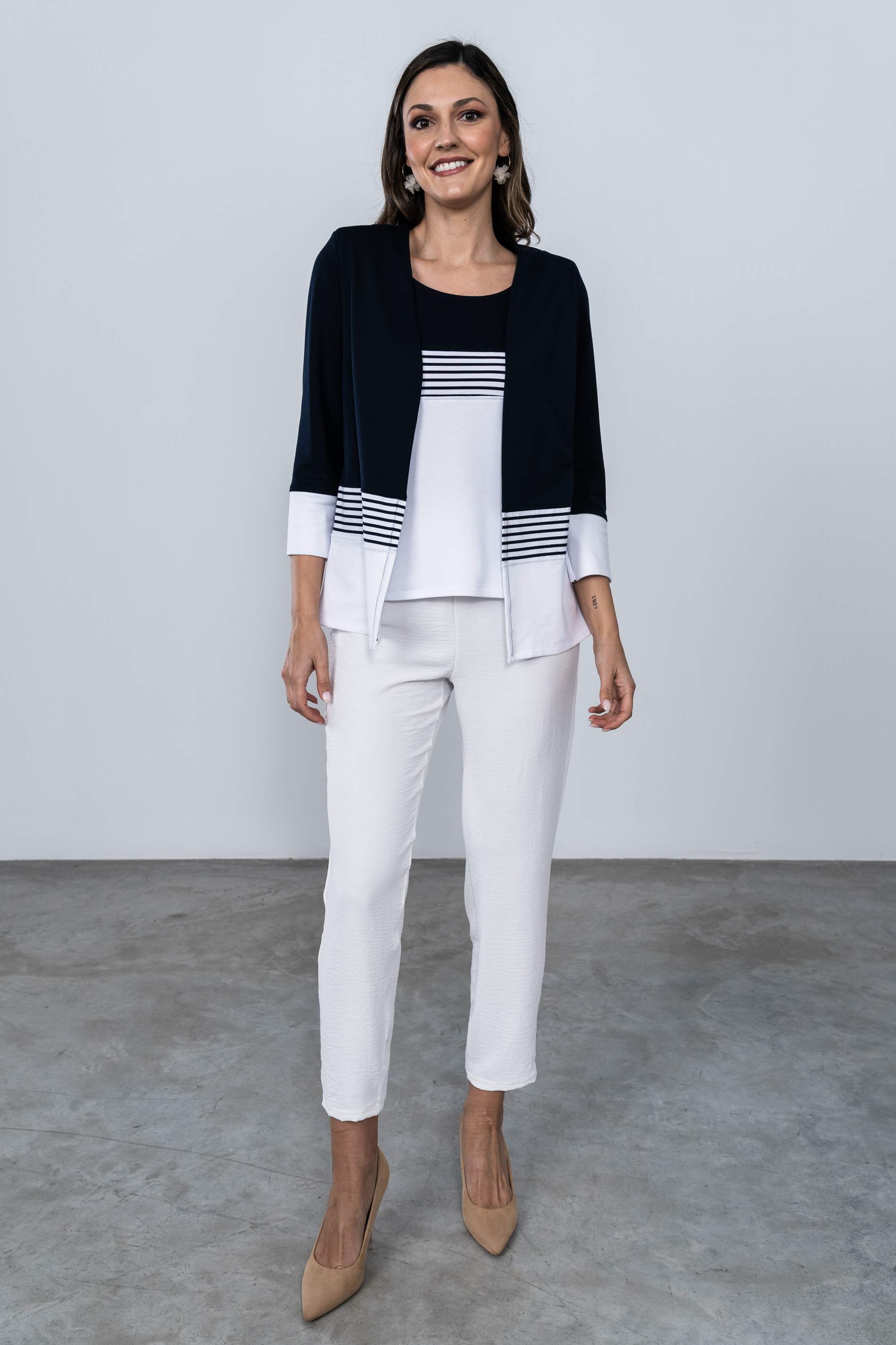 PANTALÓN HOLGADO CORDÓN BLANCO