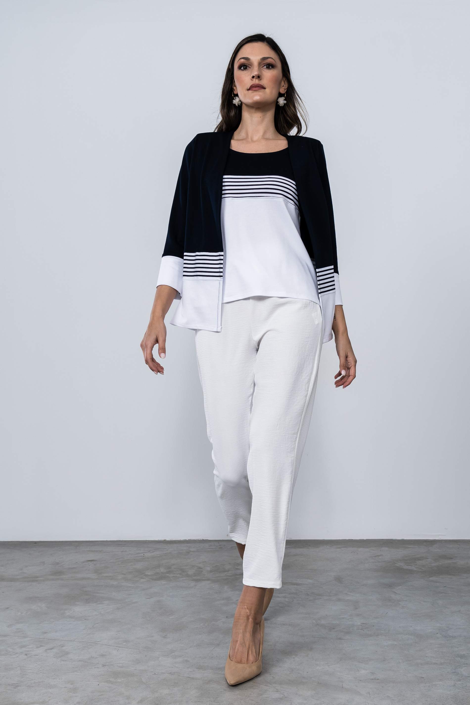 PANTALÓN HOLGADO CORDÓN BLANCO