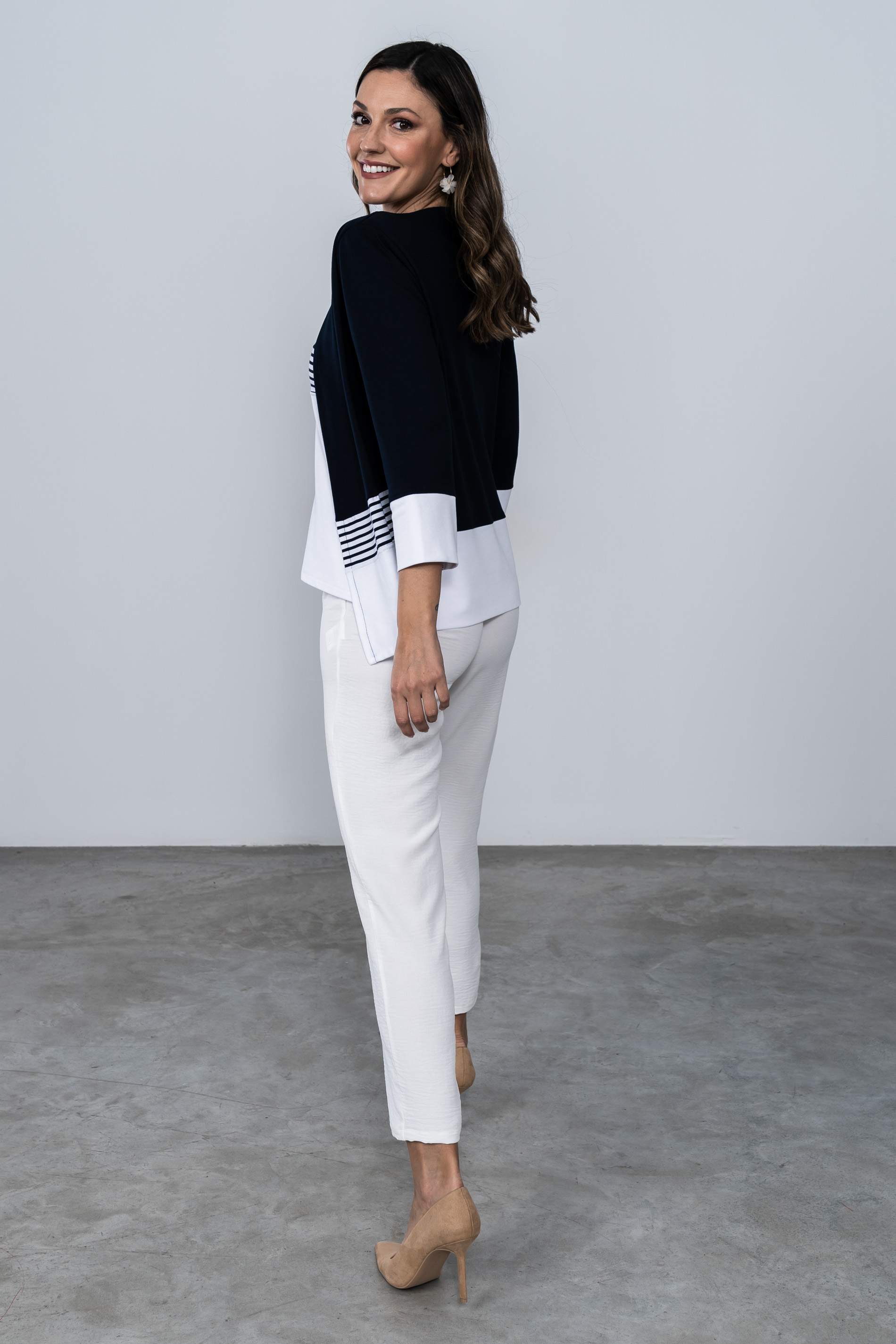 PANTALÓN HOLGADO CORDÓN BLANCO