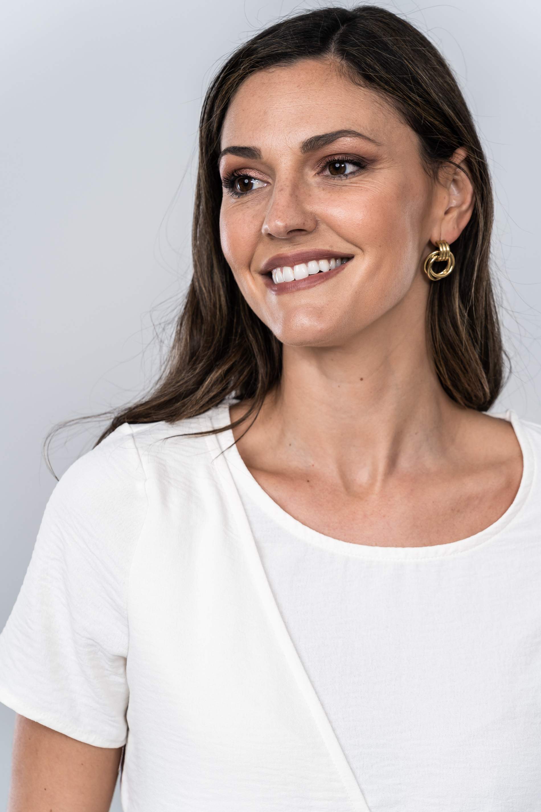 BLUSA EFECTO CRUZADO CRUDO
