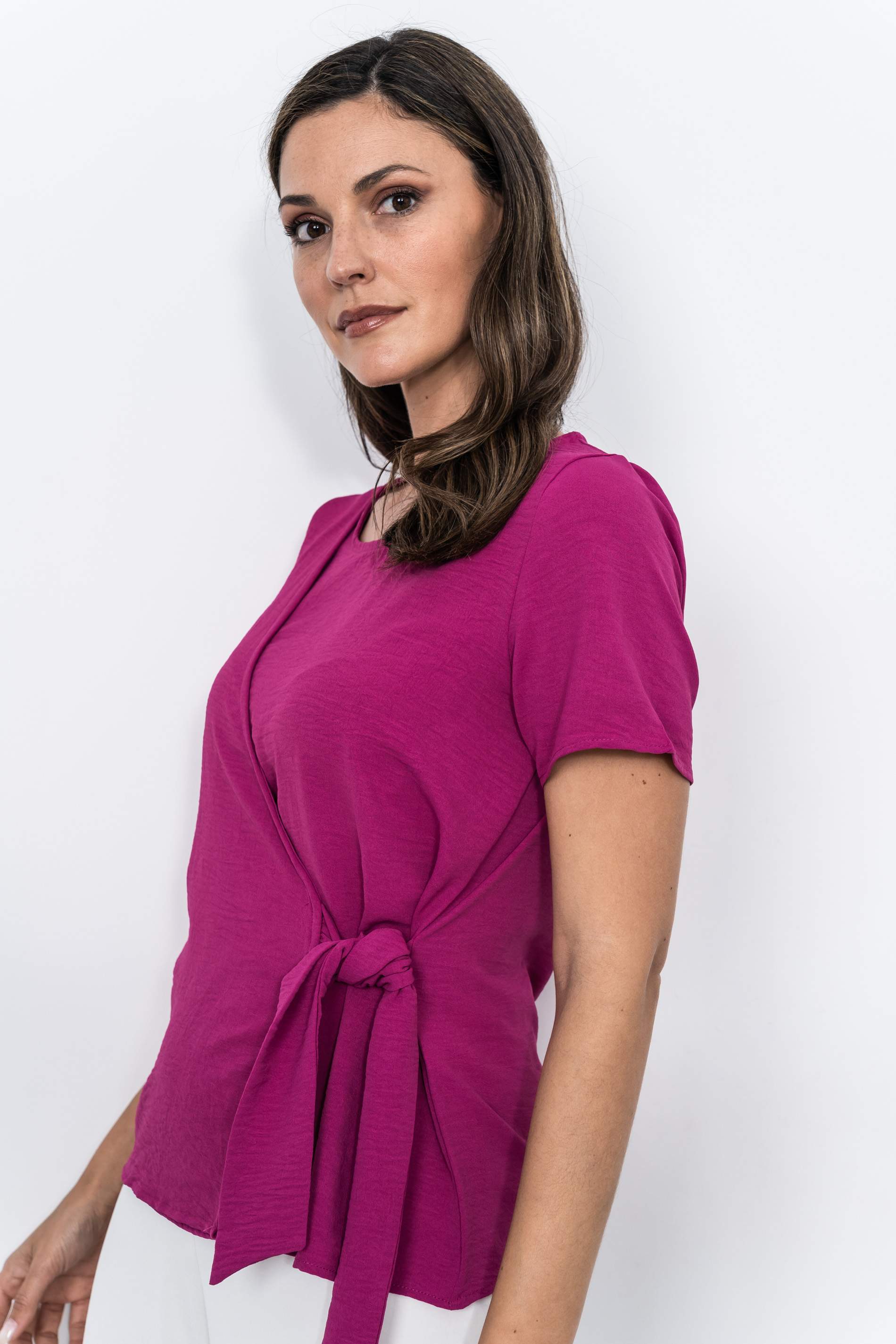 BLUSA EFECTO CRUZADO BUGANVILLA