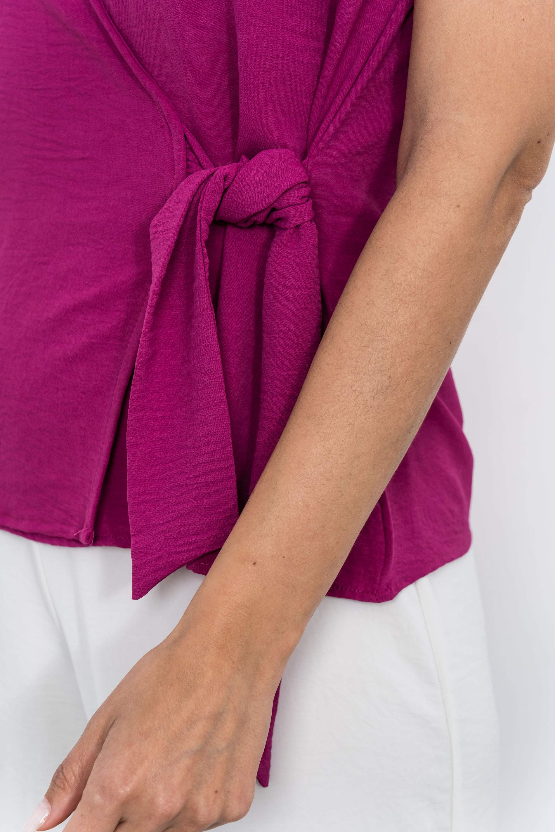 BLUSA EFECTO CRUZADO BUGANVILLA