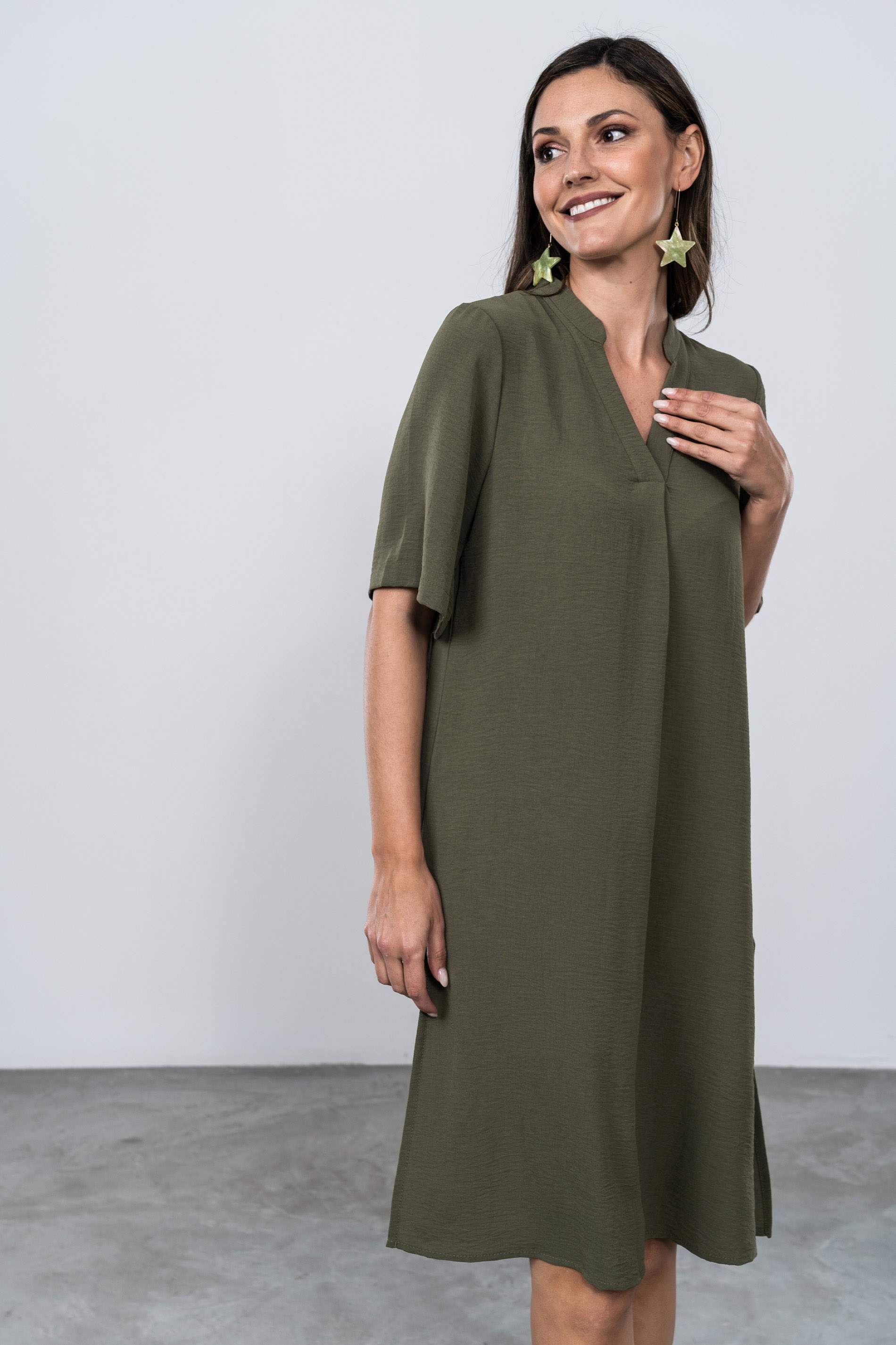 VESTIDO MIDI HOLGADO