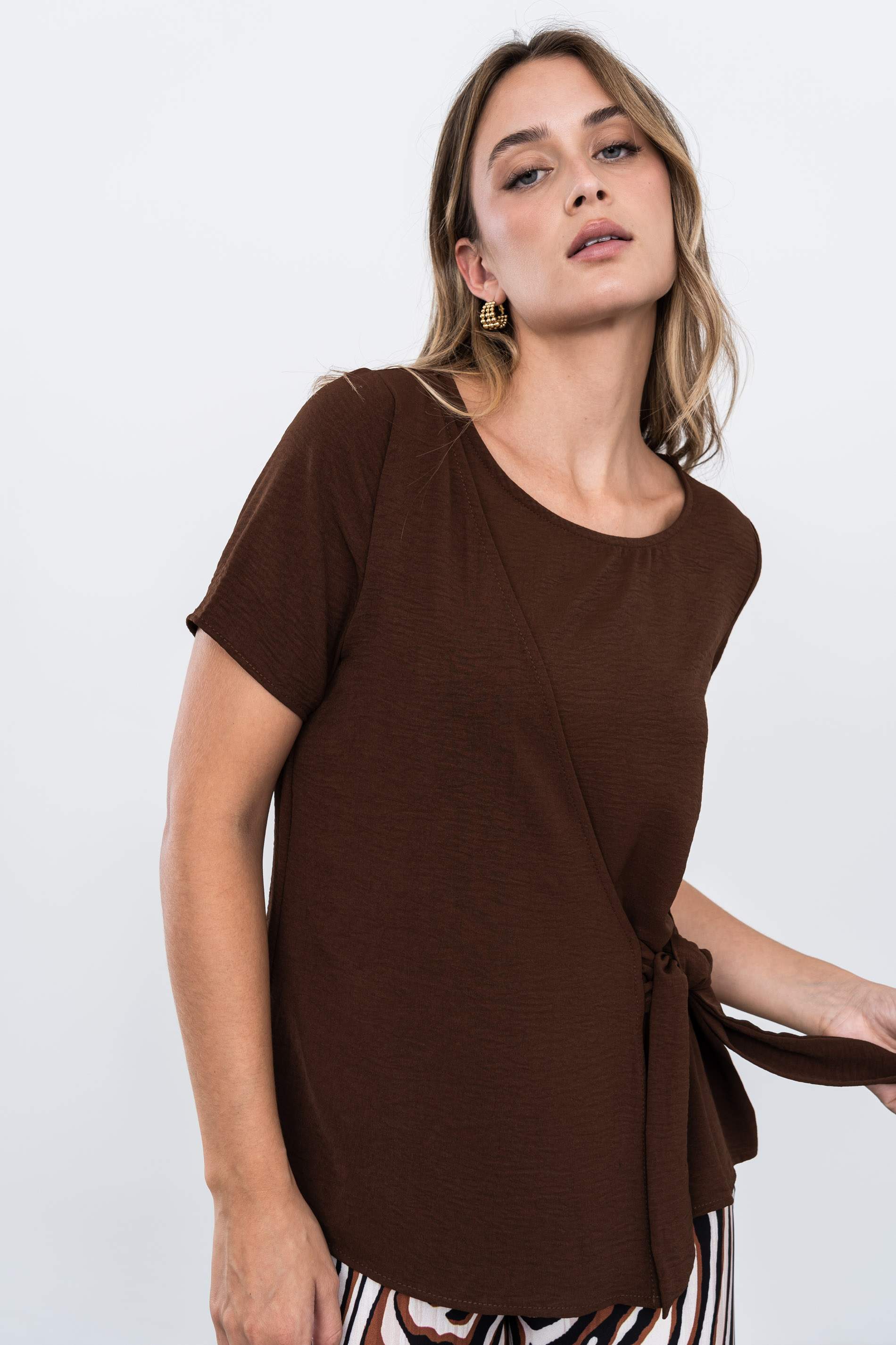 BLUSA EFECTO CRUZADO