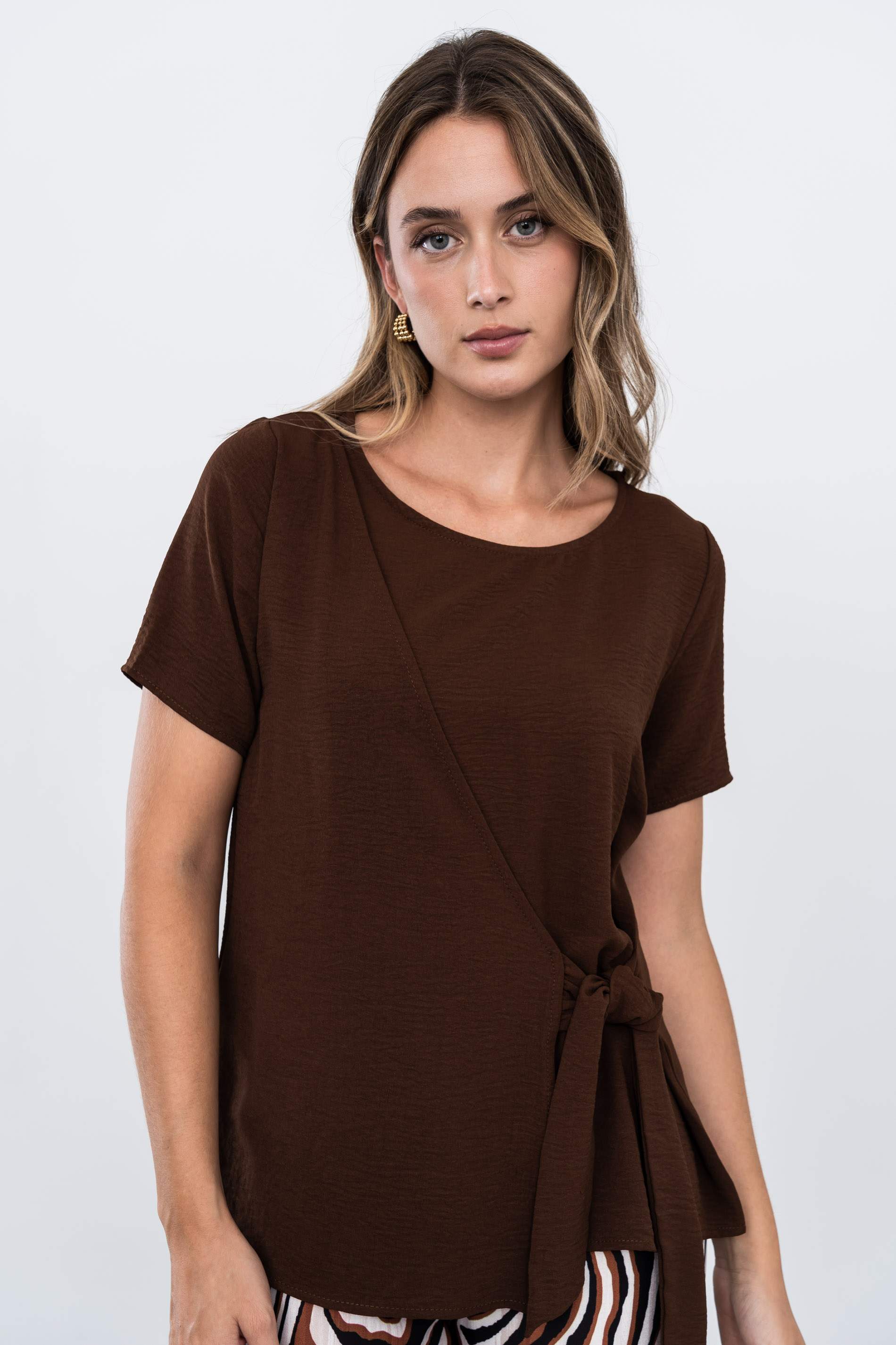 BLUSA EFECTO CRUZADO