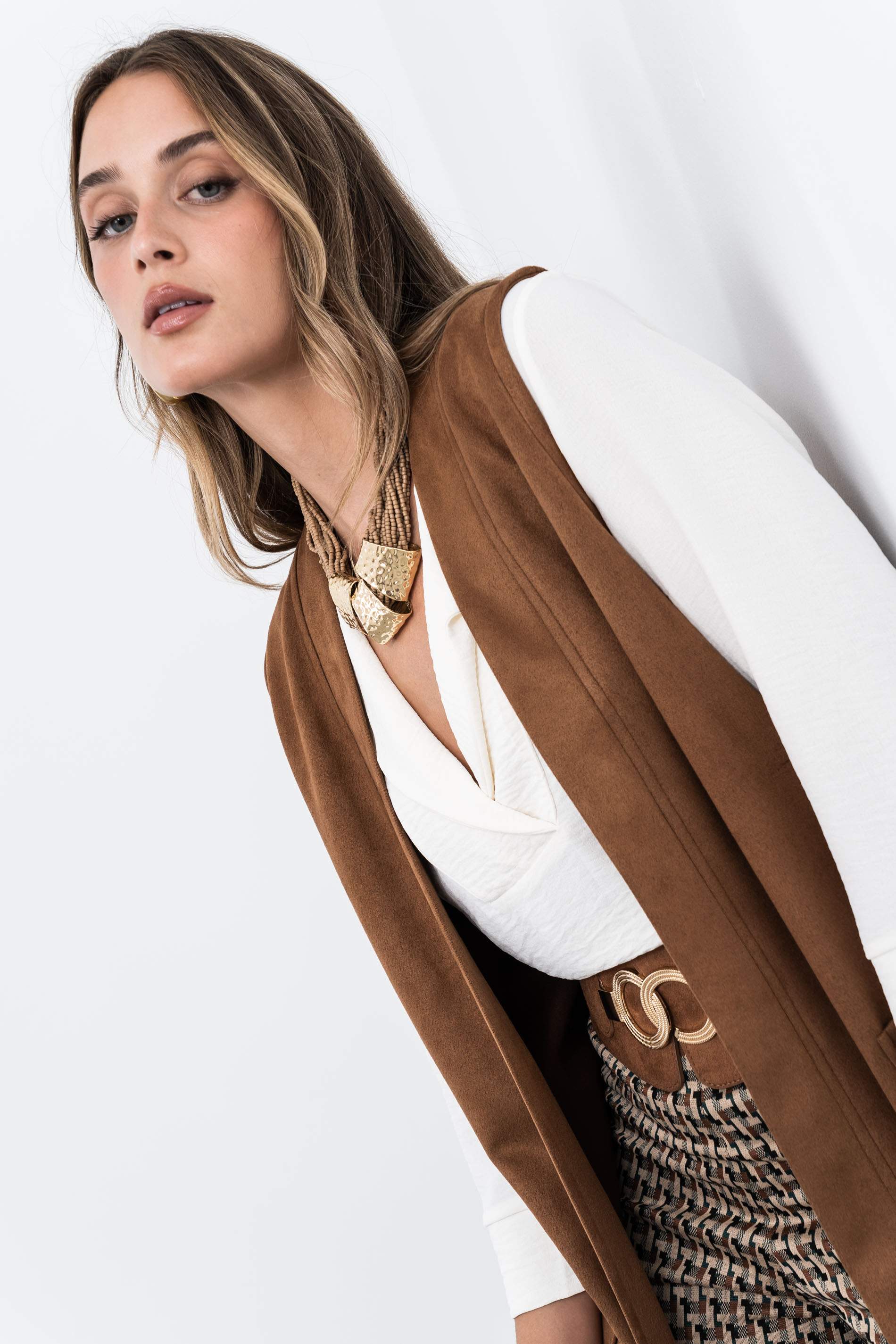 BLUSA SOLAPA PIEZA CRUDO
