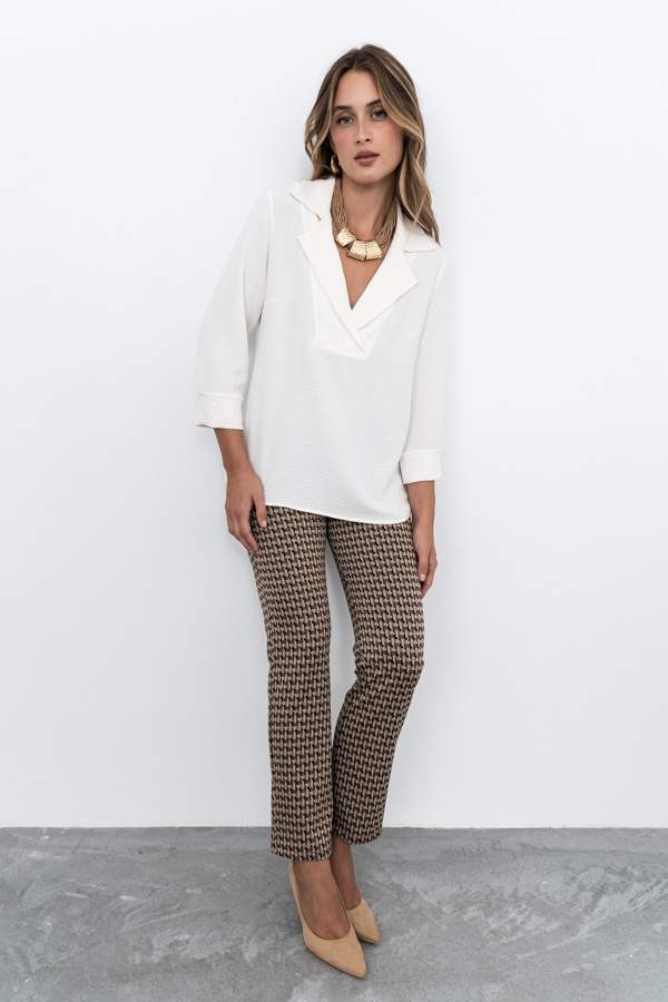 BLUSA SOLAPA PIEZA CRUDO