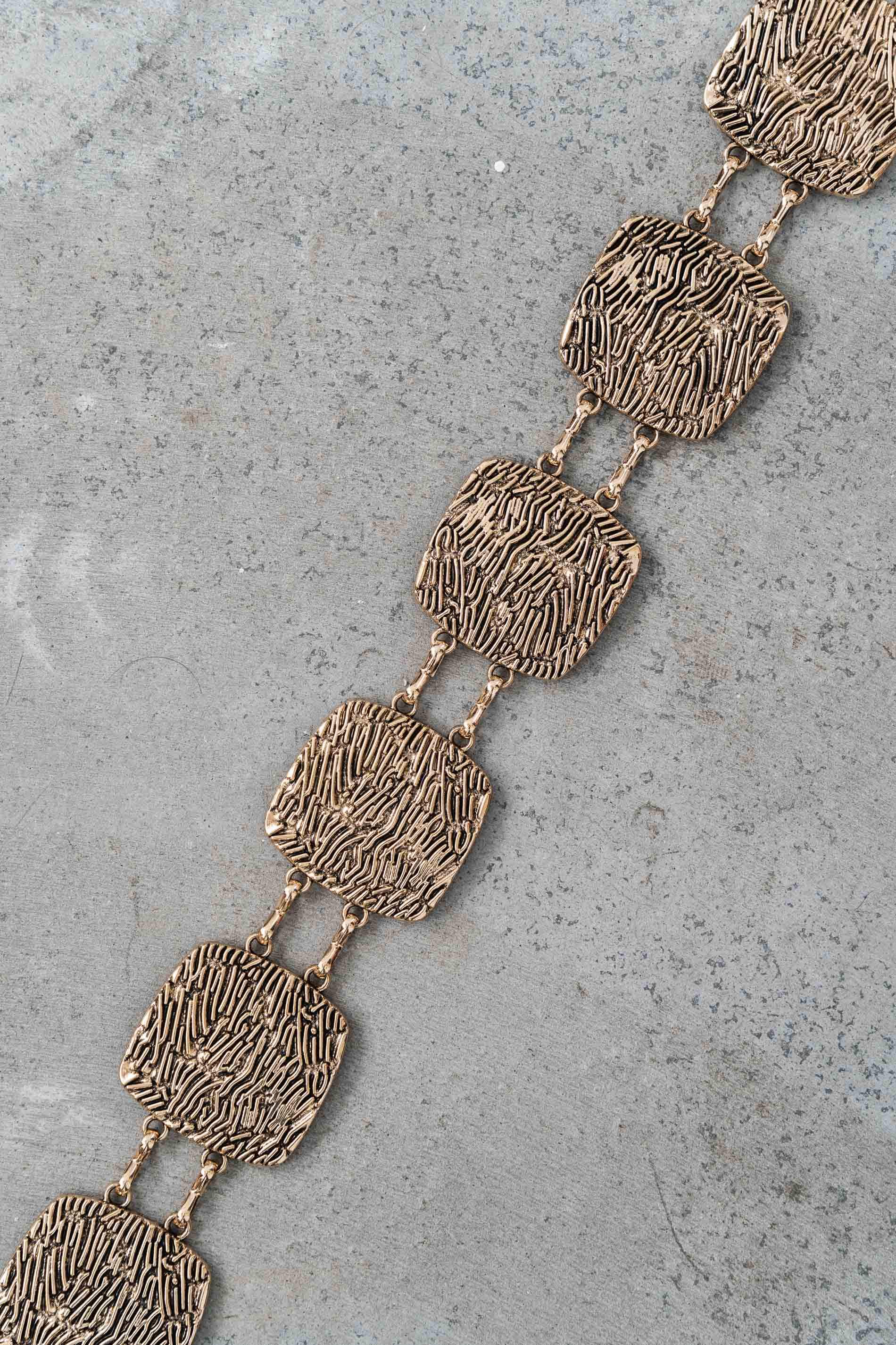 CINTURÓN CADENA ESLABÓN CUADRADO