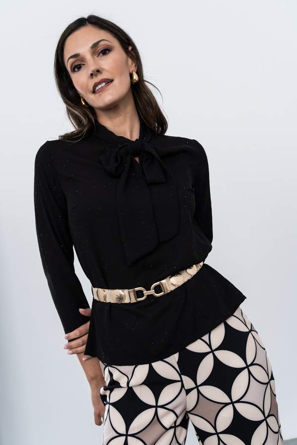 CINTURÓN ELÁSTICO MEDALLÓN LUREX