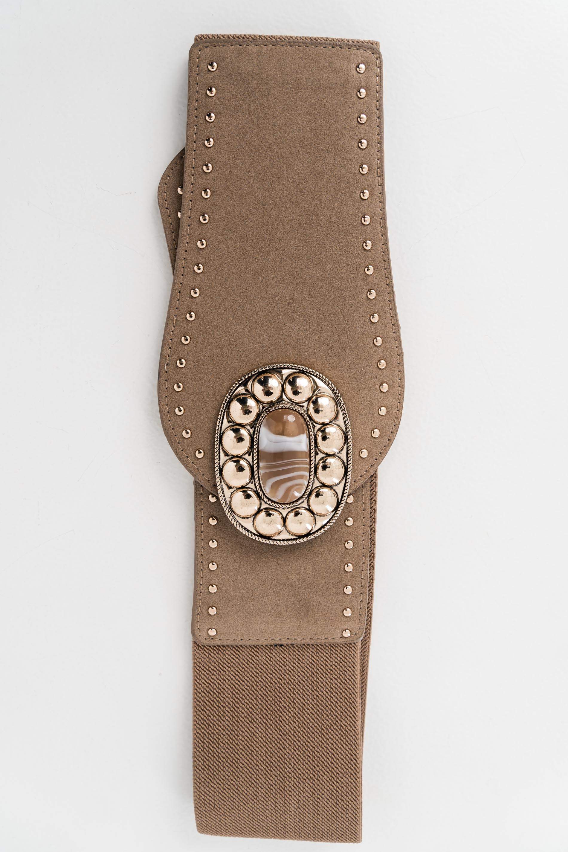 CINTURÓN ELÁSTICO HEBILLA PIEDRA