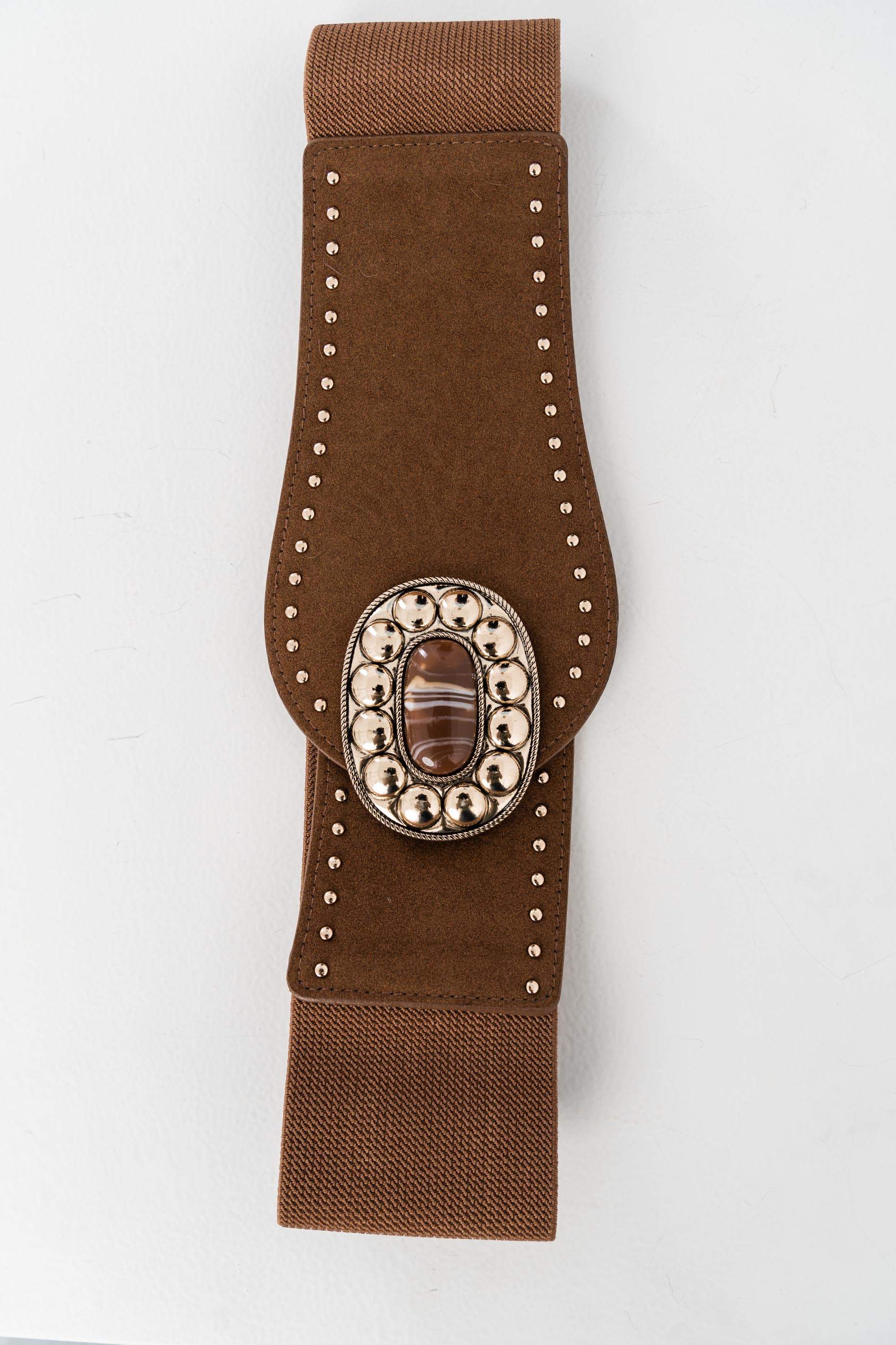 CINTURÓN ELÁSTICO HEBILLA PIEDRA