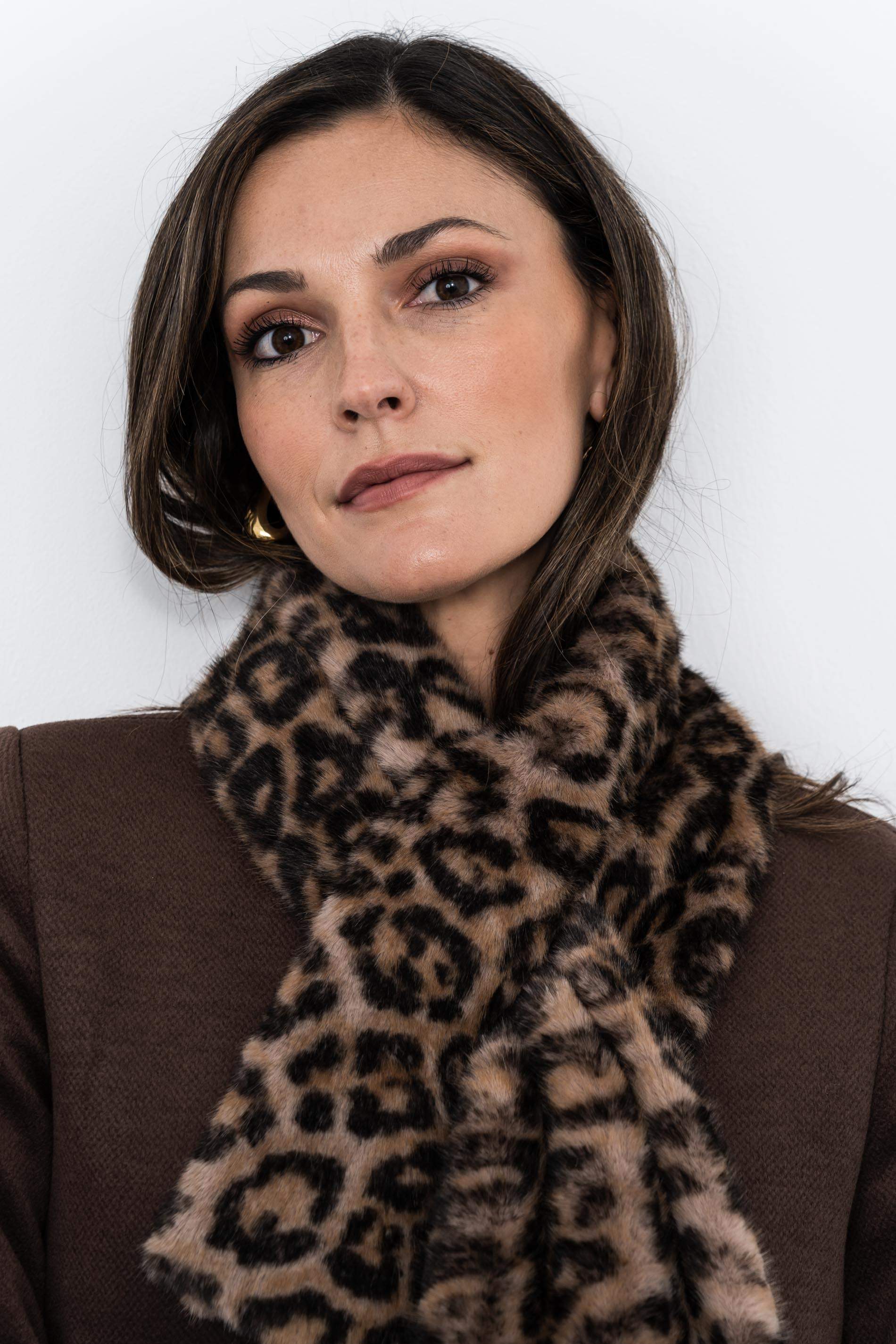 BUFANDA OJAL ANIMAL CAMEL