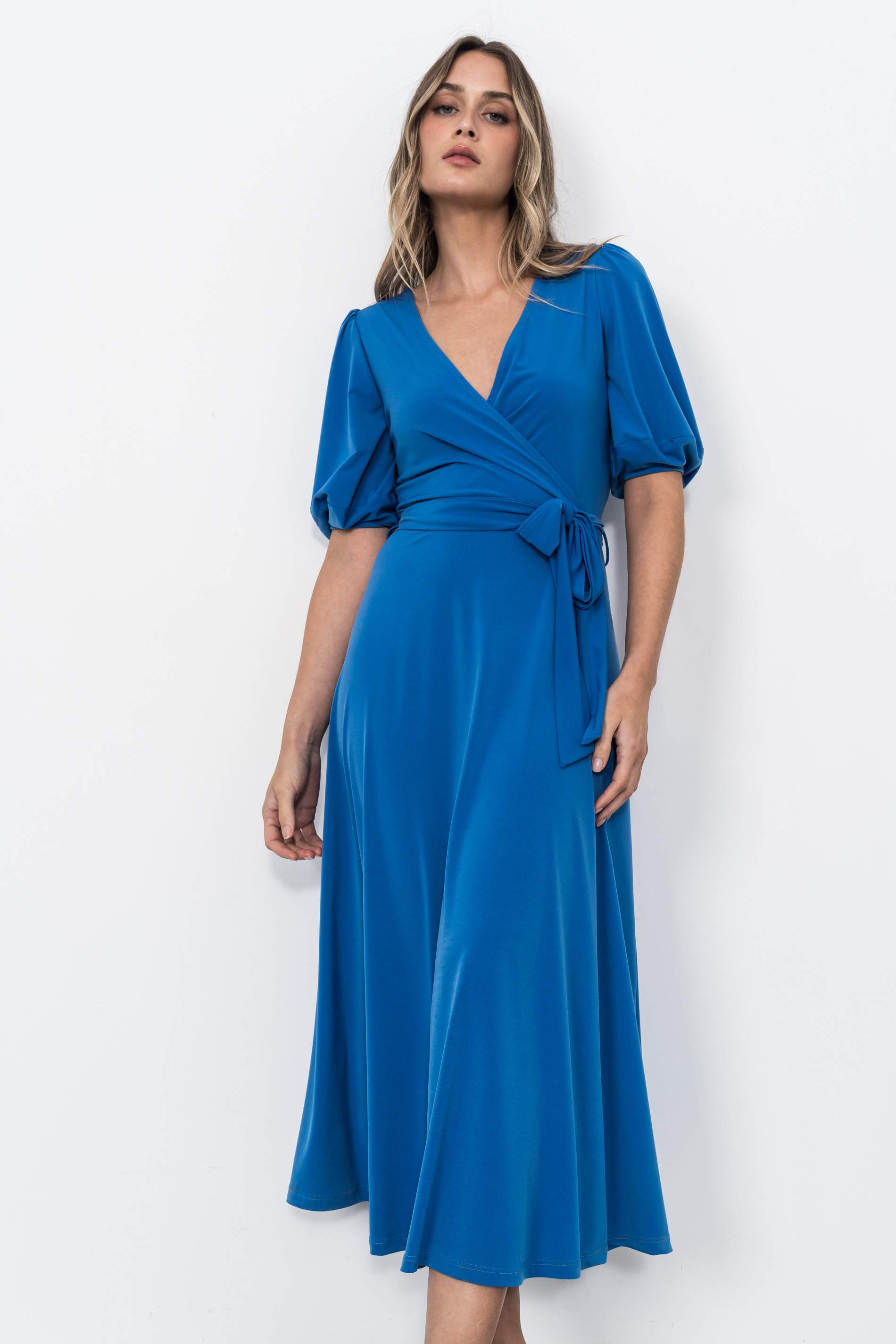 VESTIDO CRUZADO CINTURÓN