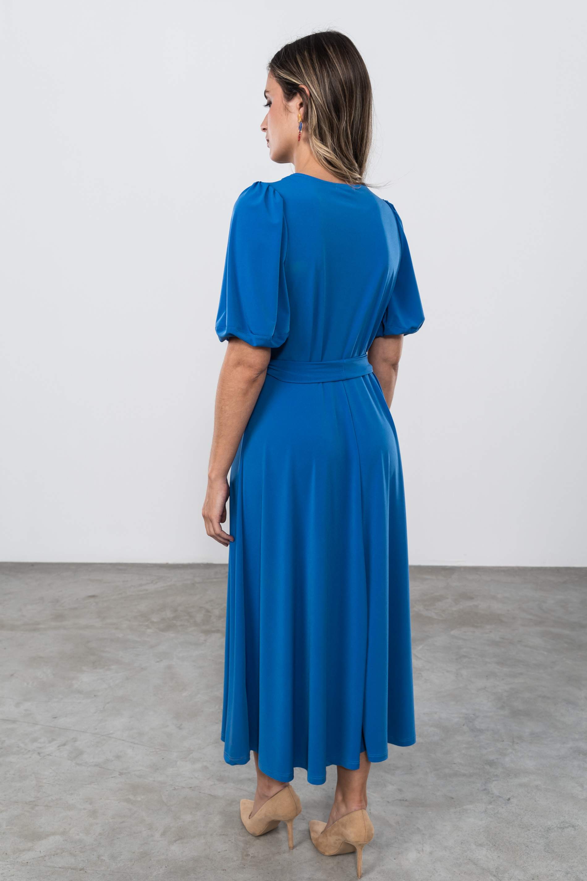 VESTIDO CRUZADO CINTURÓN
