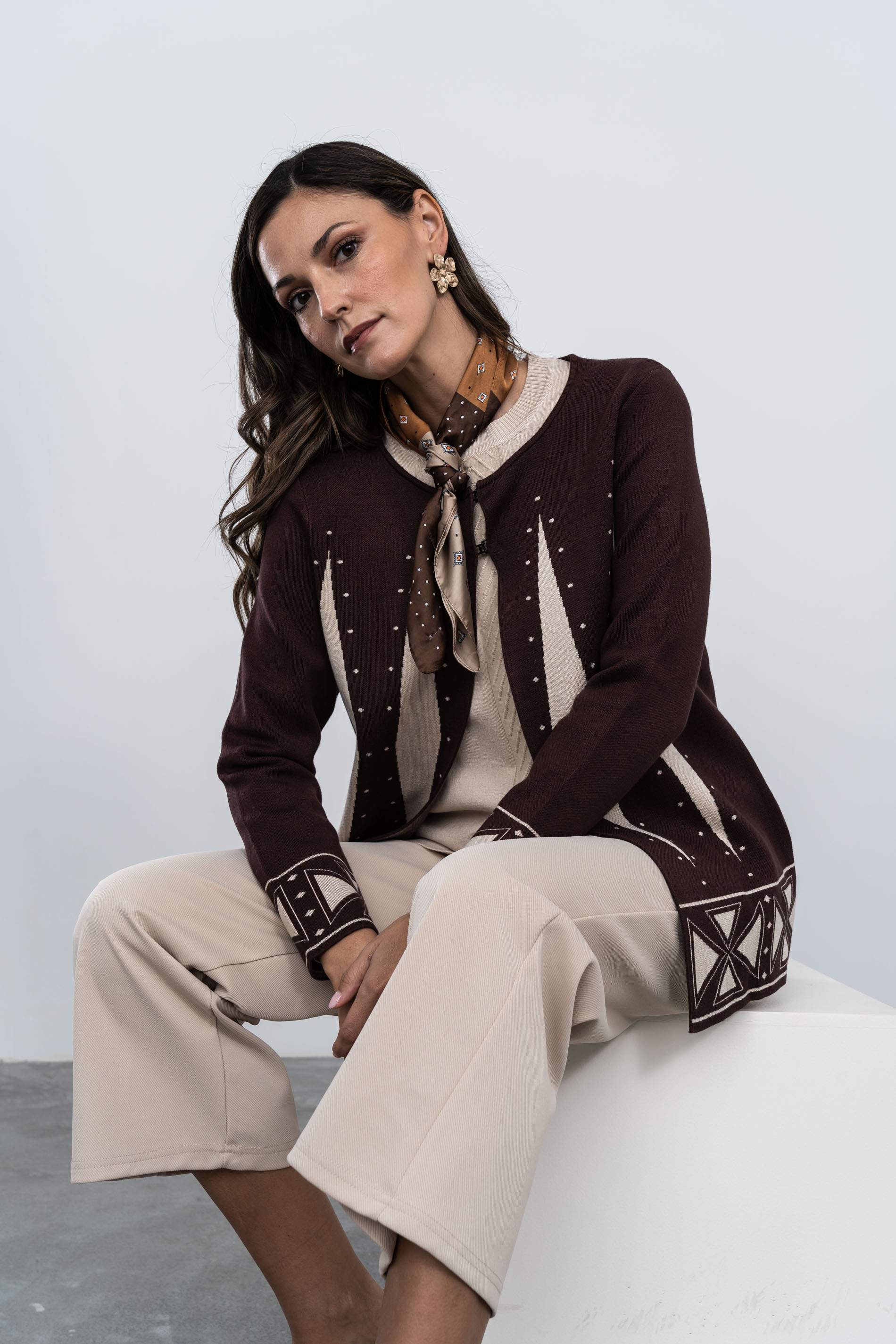 PENDIENTE FLOR PÉTALOS