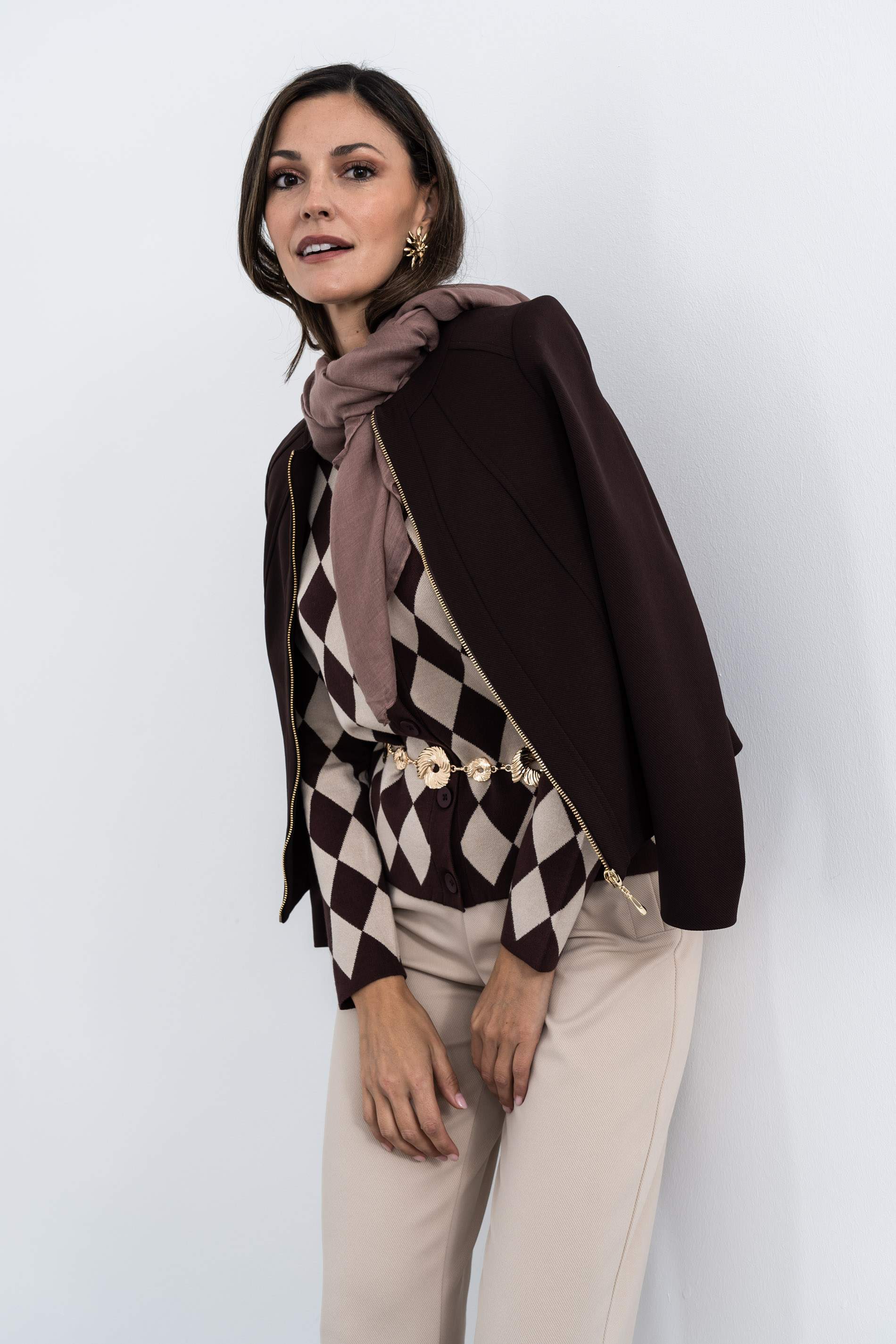 PENDIENTE FLOR HOJAS