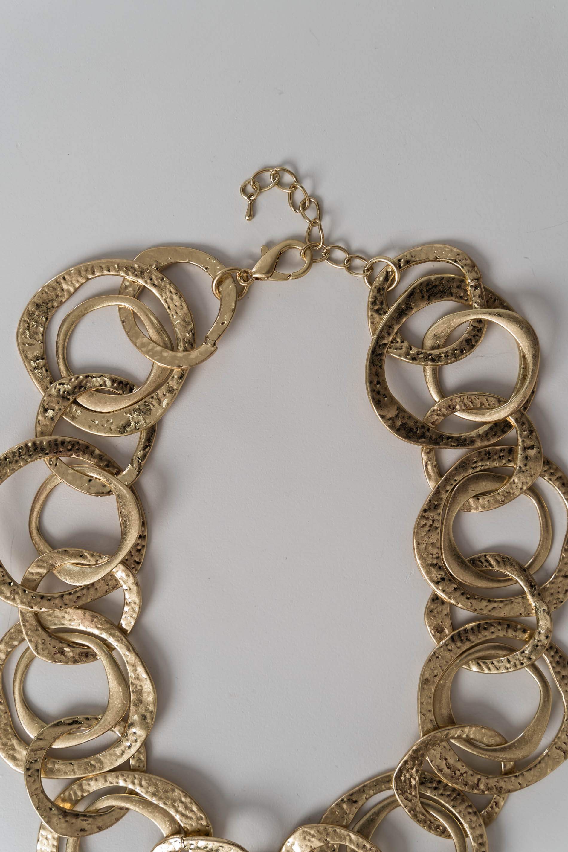 COLLAR ESLABONES ENGARZADOS