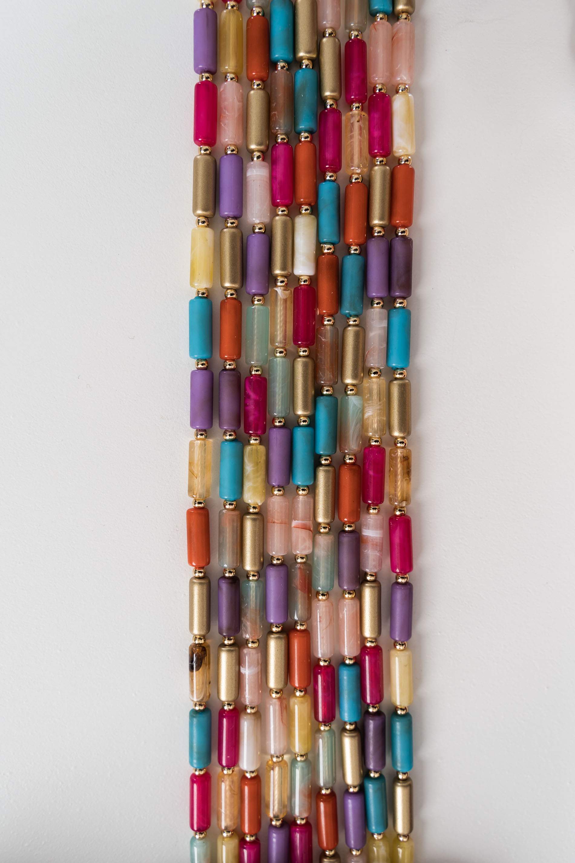 COLLAR CUENTAS COLORES
