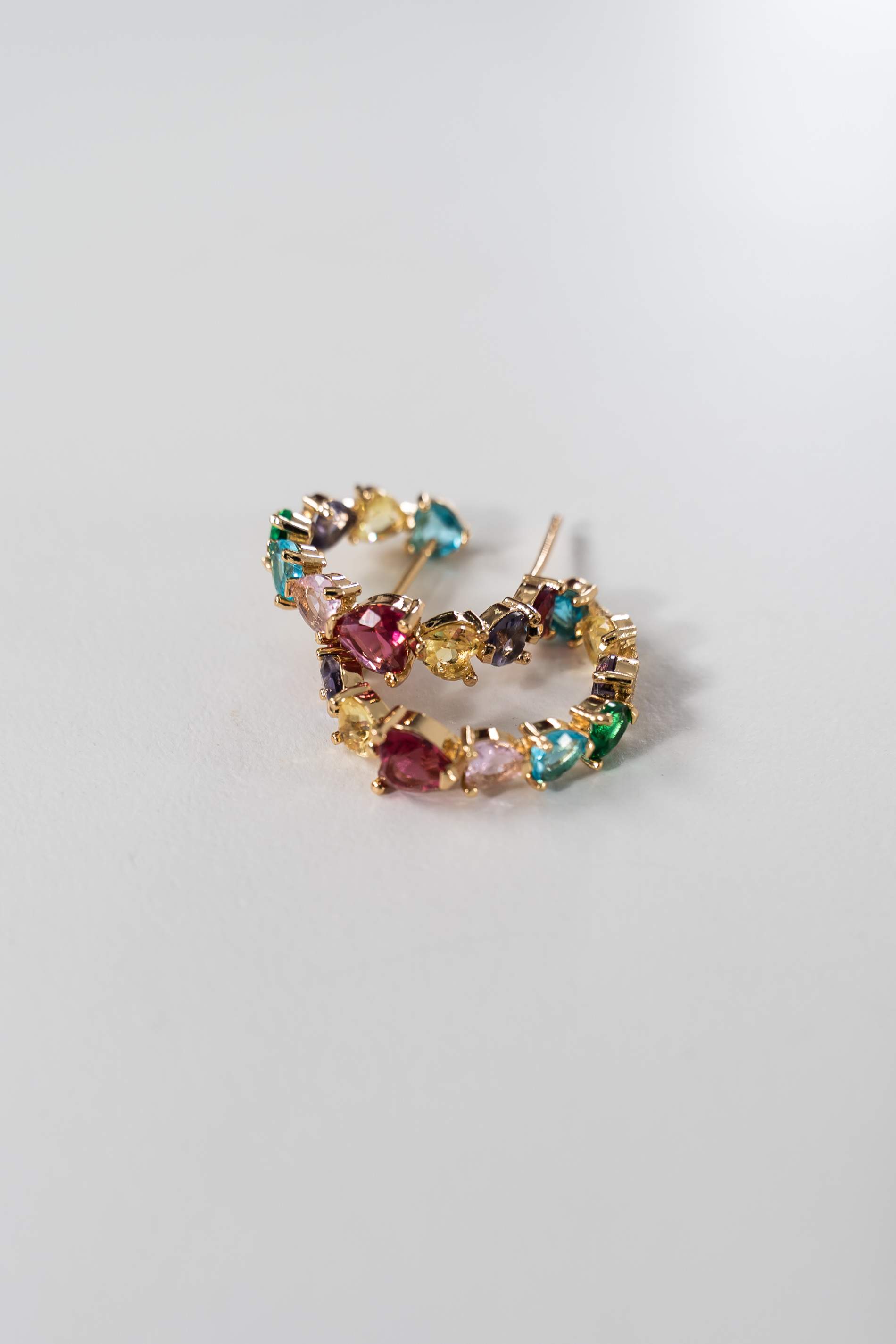 AROS PEQUEÑOS CORAZONES ENGARZADOS