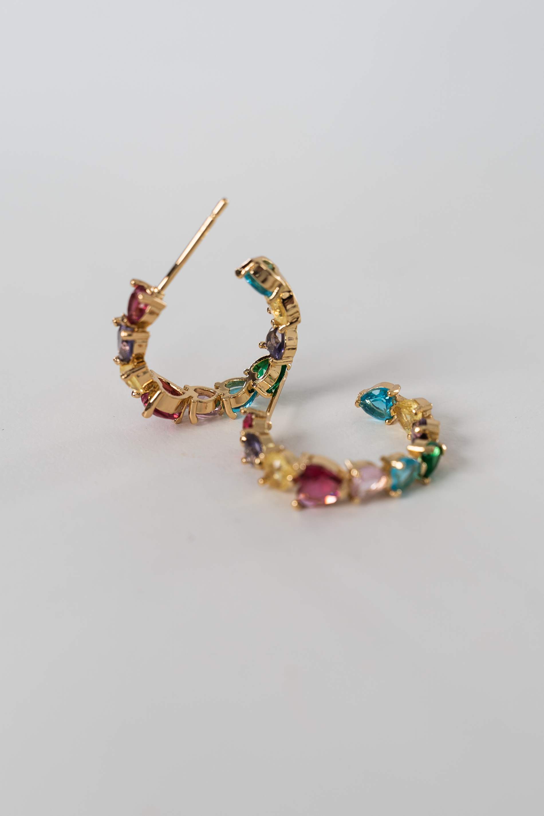 AROS PEQUEÑOS CORAZONES ENGARZADOS